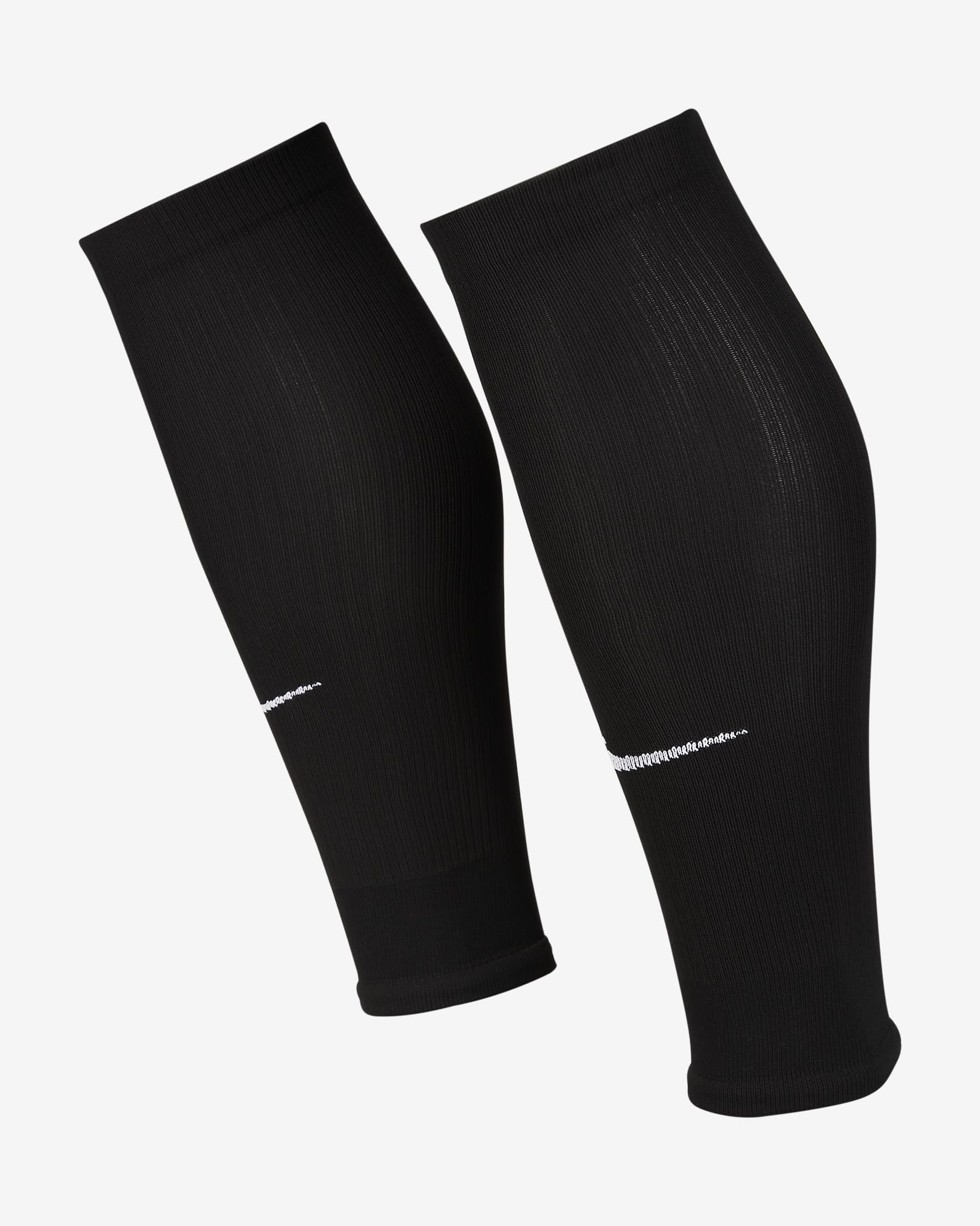 Nike Strike Scheenbeschermersleeves voor voetbal - Zwart/Wit