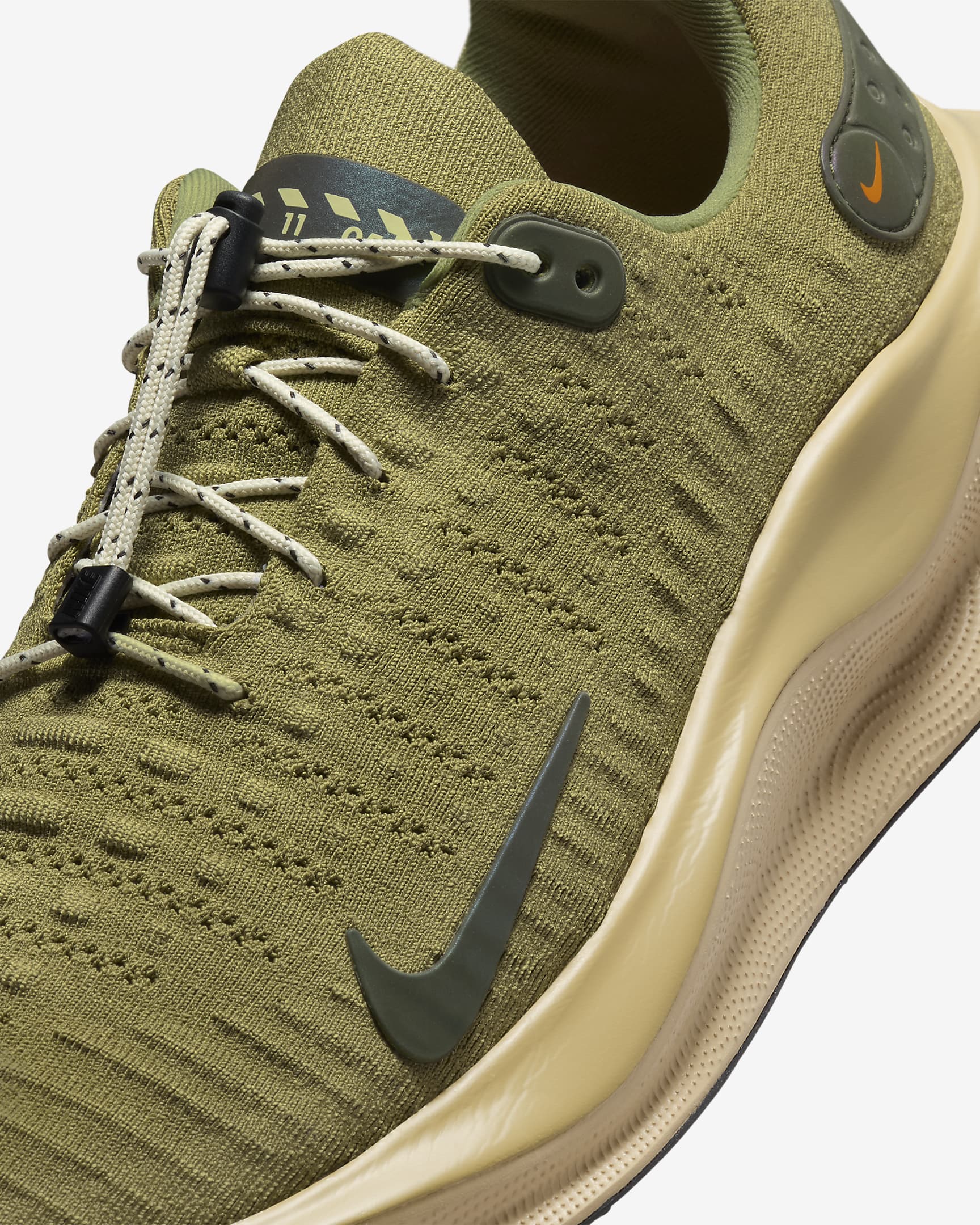 Nike InfinityRN 4 男款路跑鞋 - Neutral Olive/Flax/Parachute Beige/Cargo Khaki