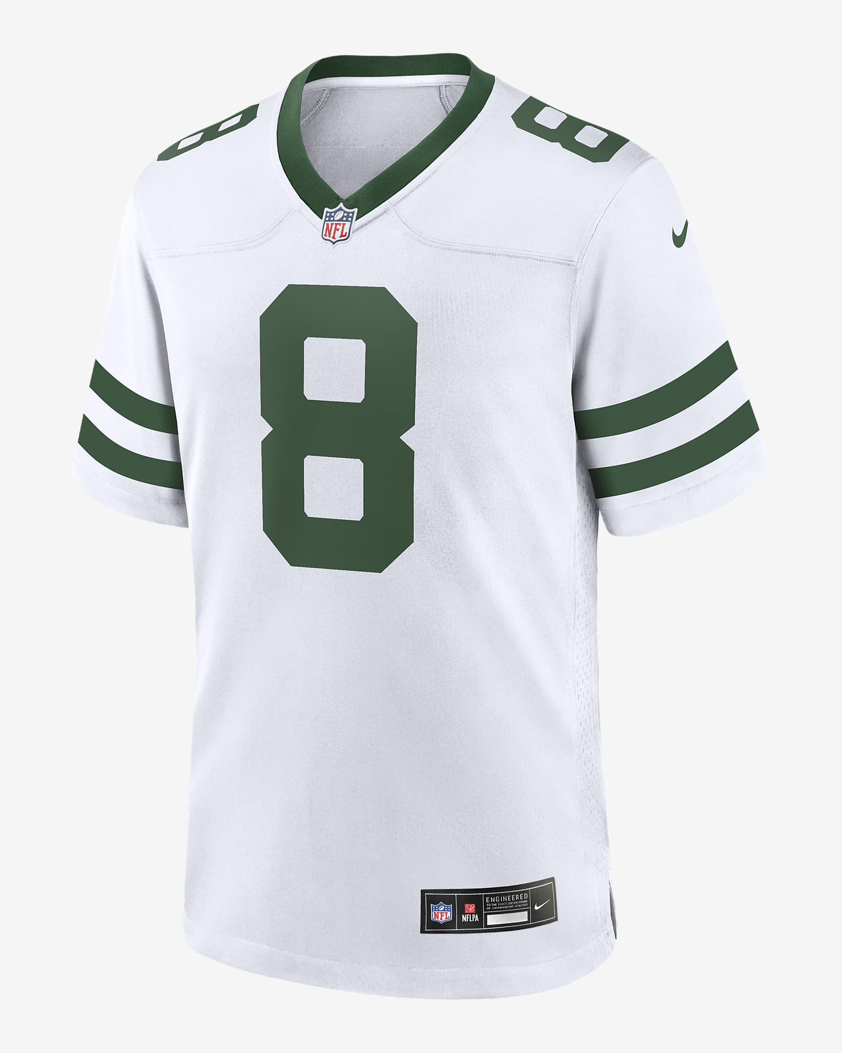 Aaron Rodgers New York Jets Men's Nike NFL Game Football Jersey - White