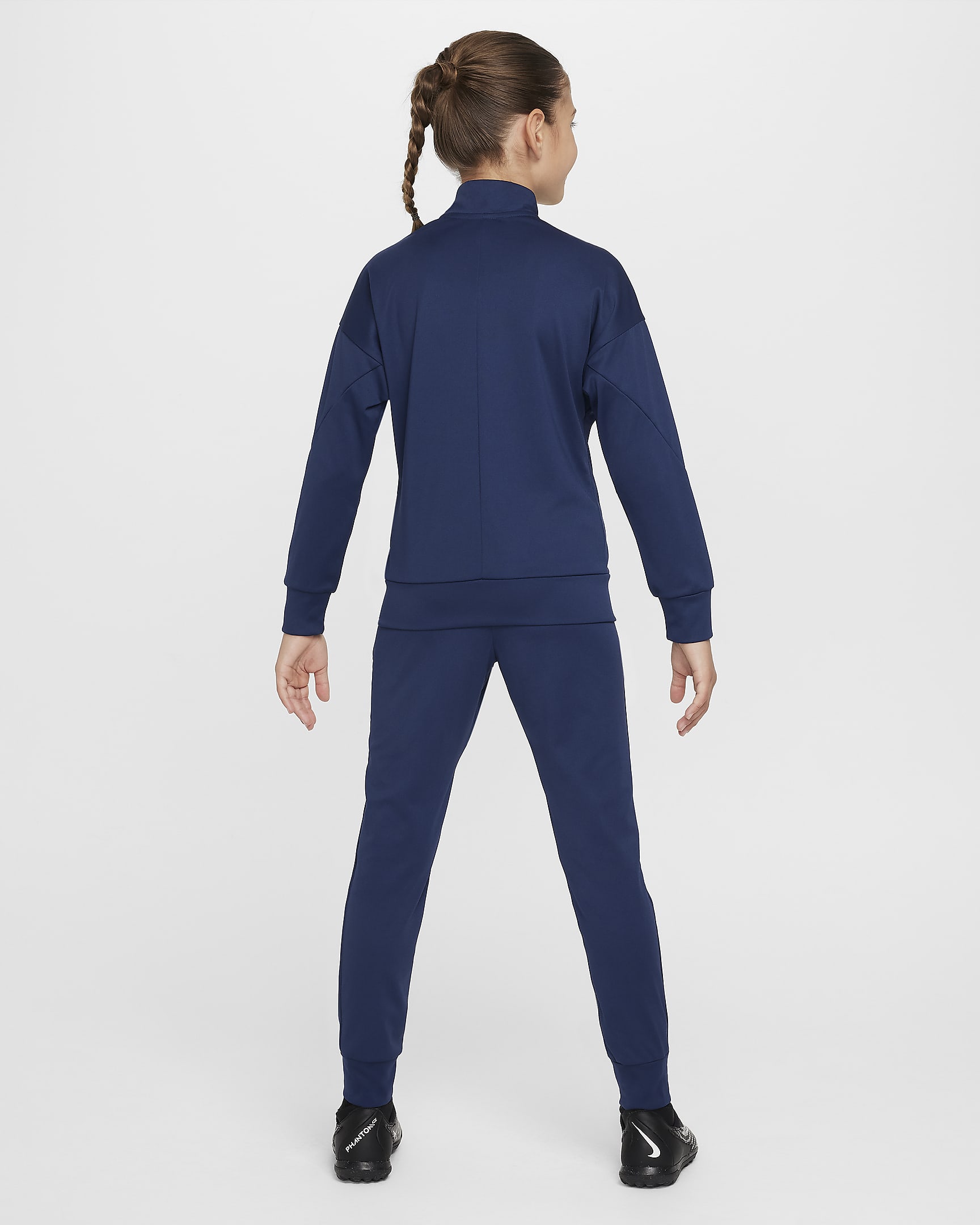 Survêtement de foot en maille Nike Dri-FIT Paris Saint-Germain Academy Pro pour ado - Midnight Navy/Blanc