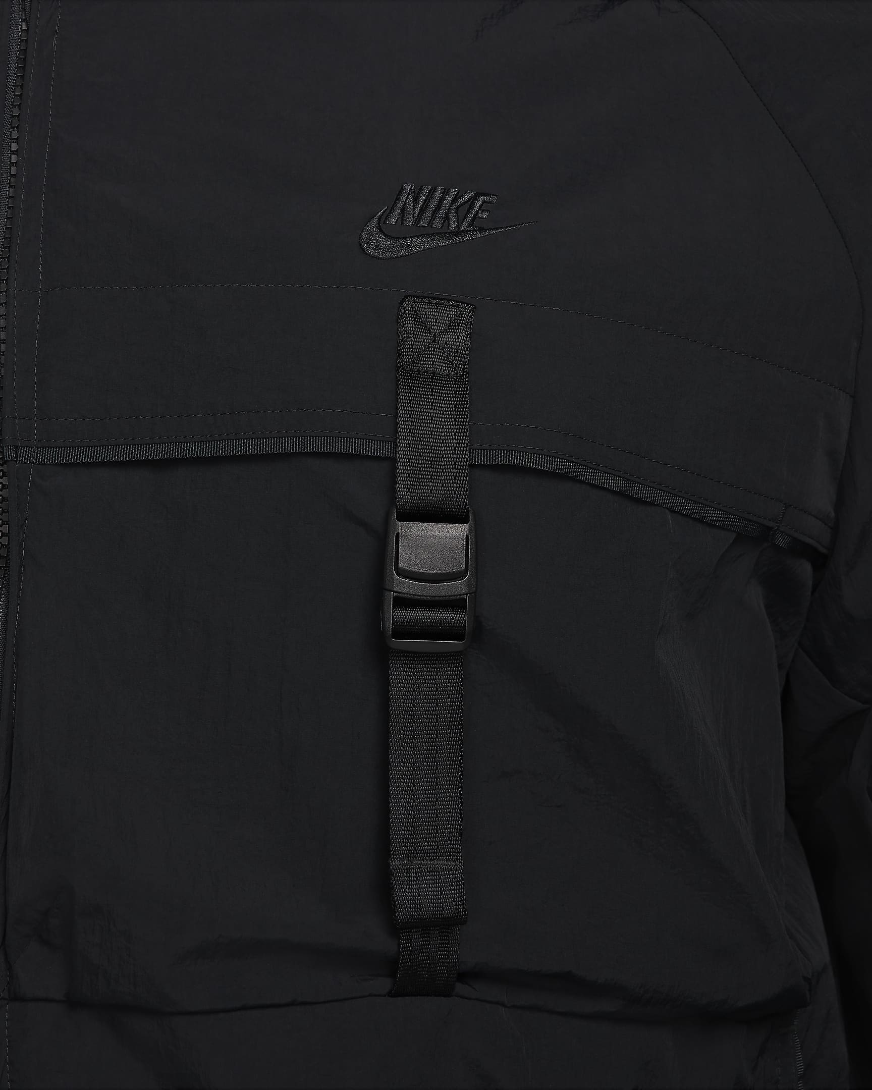 Veste tissée Nike Tech pour homme - Noir/Noir