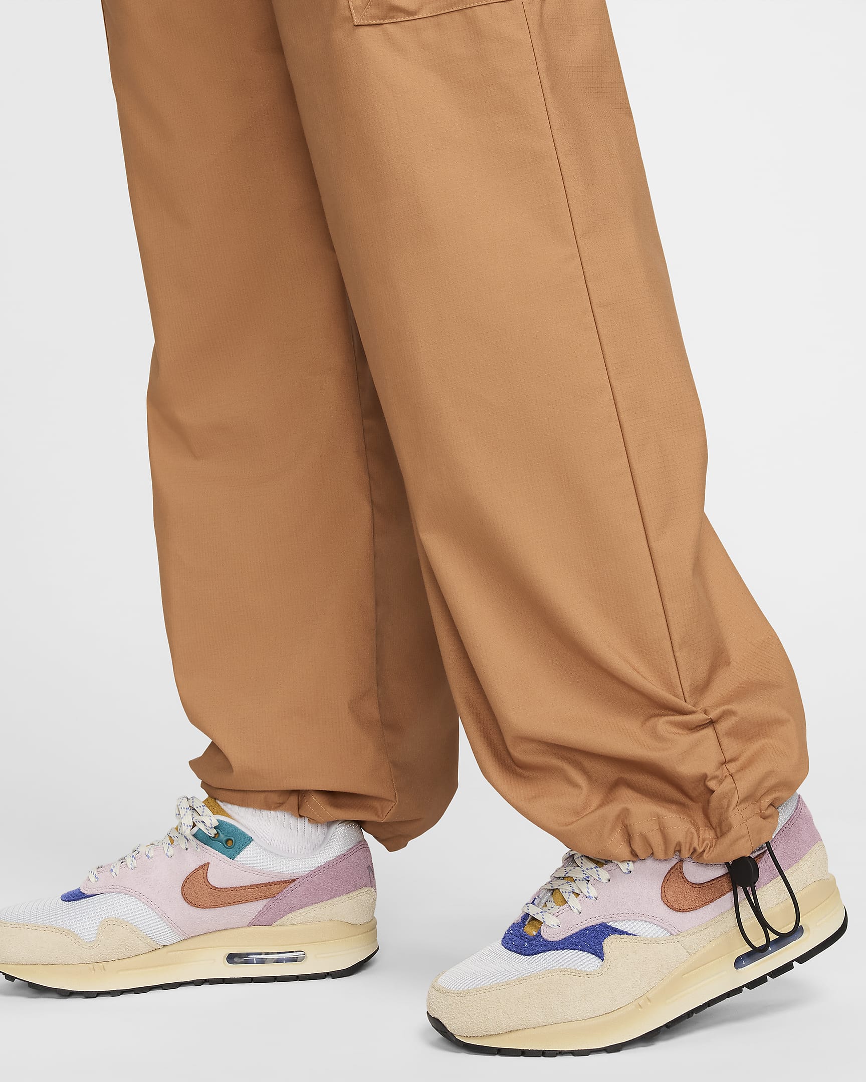 Nike Sportswear Everything Wovens Women's Mid-Rise Cargo Pants - Flax/Black