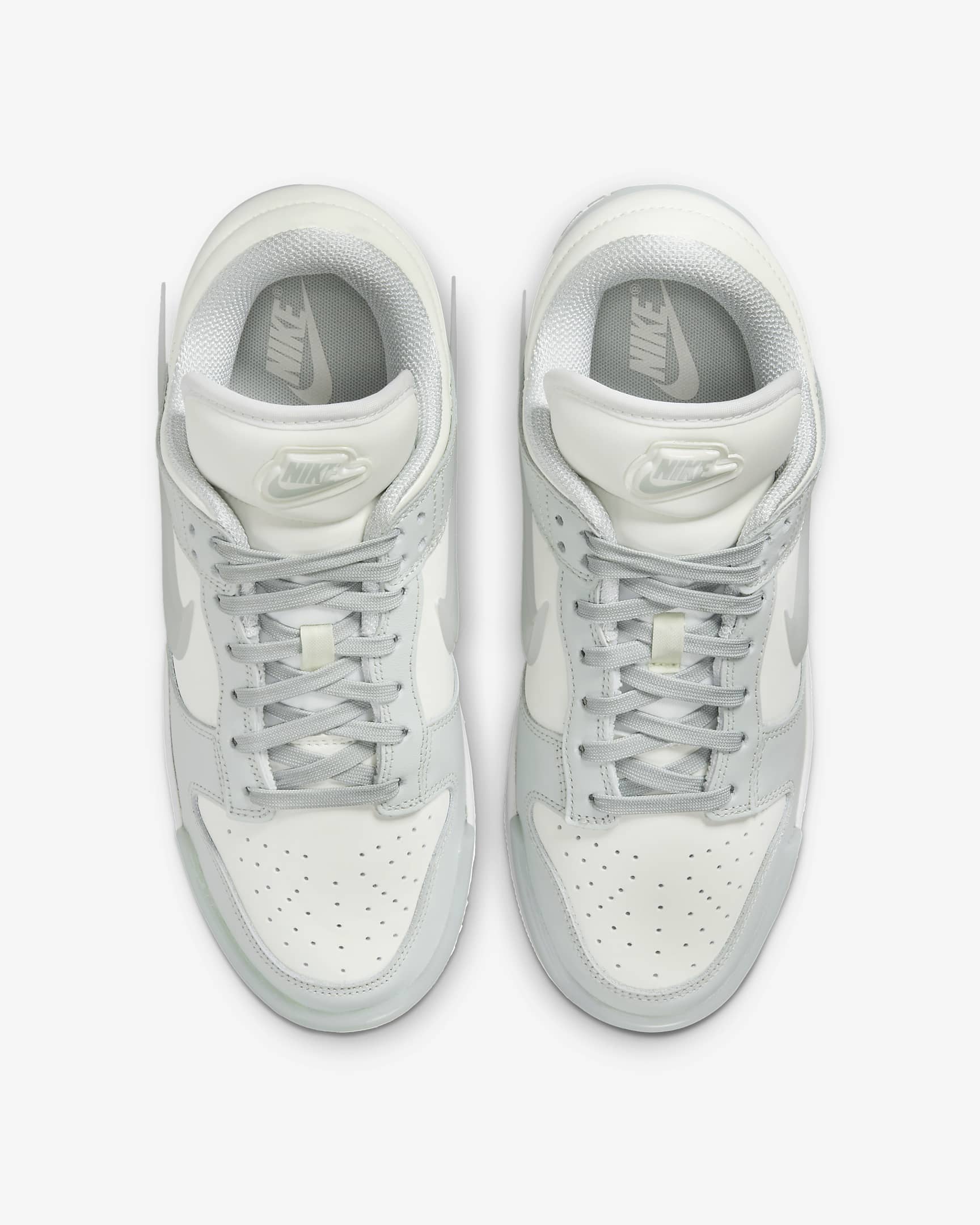 Nike Dunk 低筒 Twist 女鞋 - Light Silver/白色/Sail