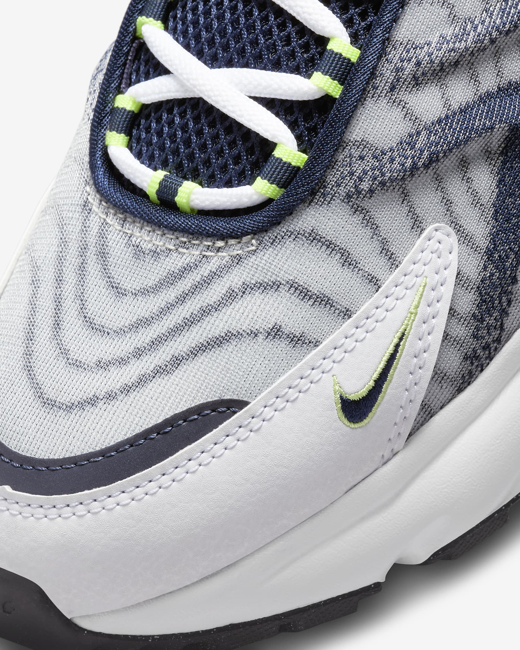 Nike Air Max TW Men's Shoes - White/Light Lemon Twist/Pure Platinum/Midnight Navy