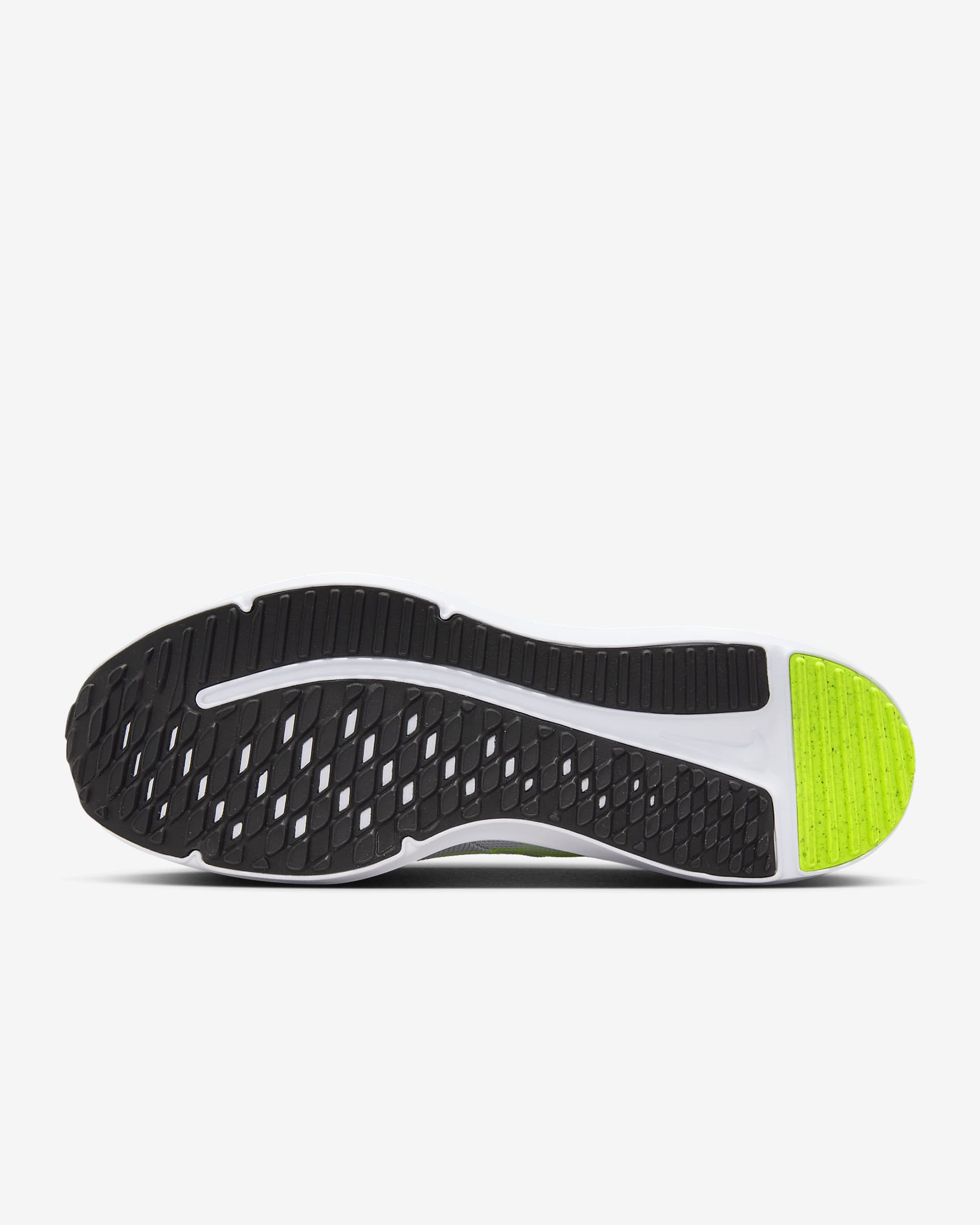 Nike Downshifter 12 Men's Road Running Shoes - Wolf Grey/Black/Volt/White