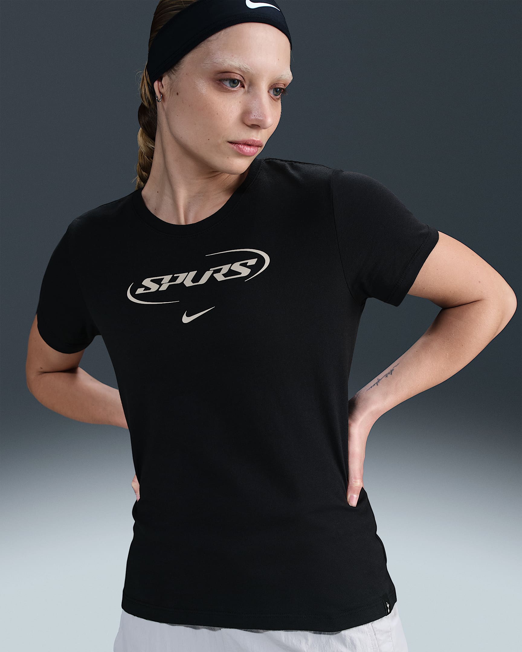 Tottenham Hotspur Women's Nike Football T-Shirt - Black