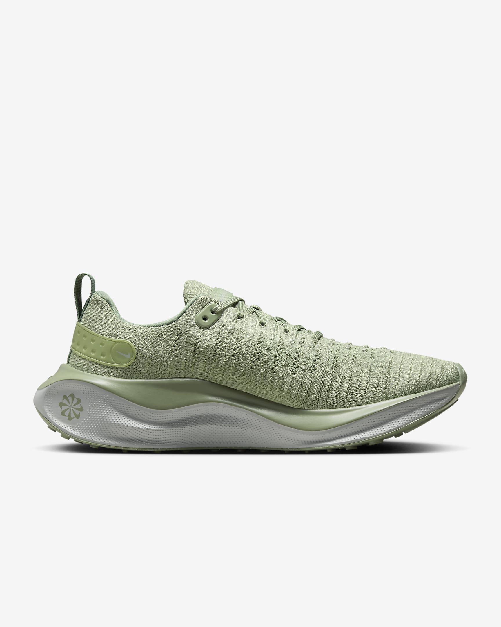 Tenis de correr en carretera para hombre Nike InfinityRN 4 - Verde aceite/Horizonte jade/Plata claro