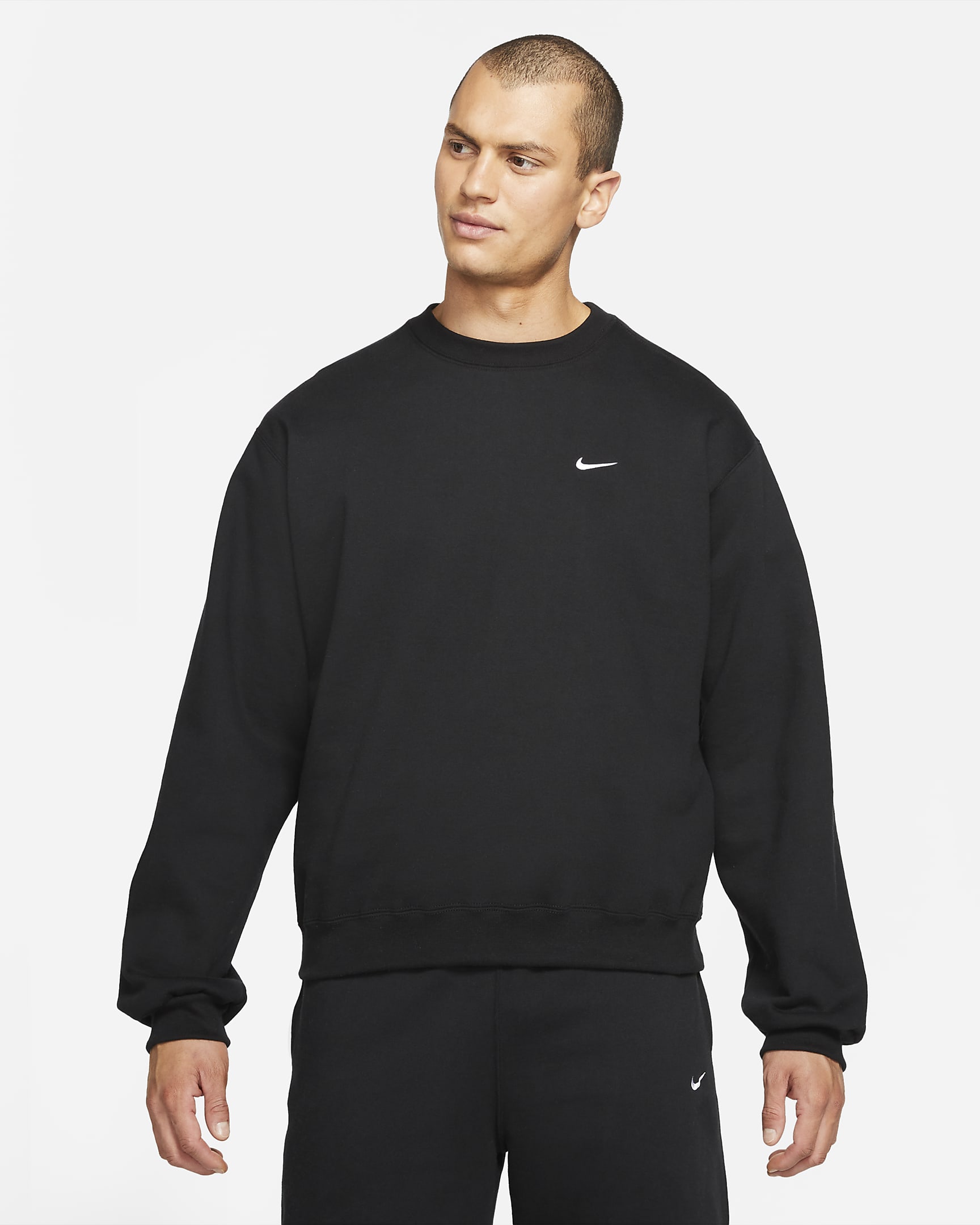 Nike "Made In the USA" Men's Crew Sweatshirt - Black/White