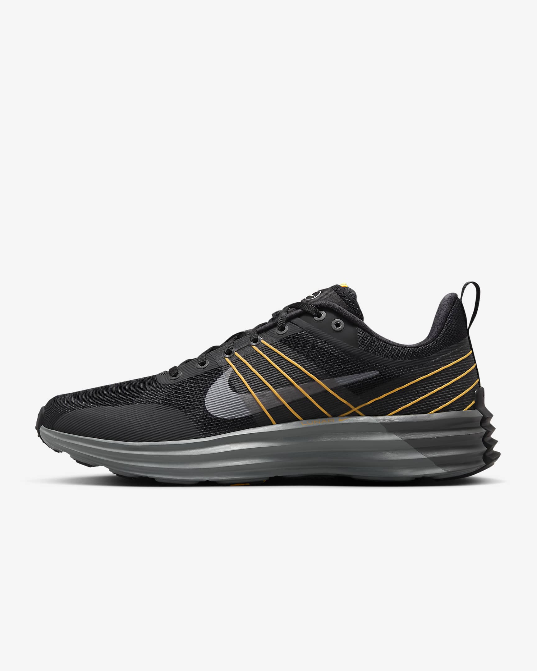 Nike Lunar Roam Men's Shoes - Black/Smoke Grey/Laser Orange/Iron Grey