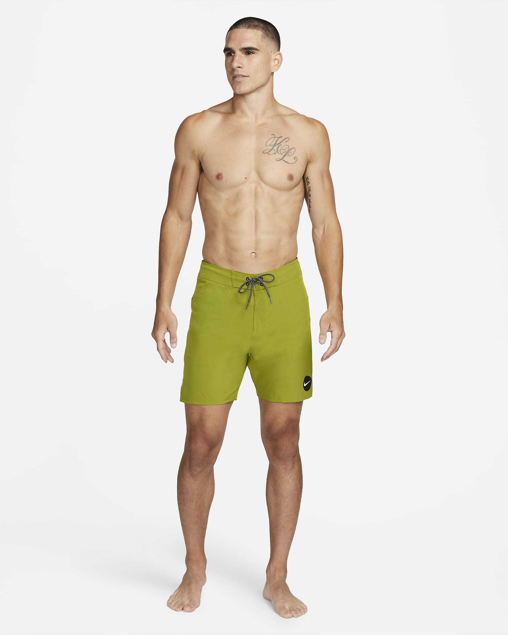 Traje de baño tipo short de playa de 18 cm para hombre Nike Essential - Musgo