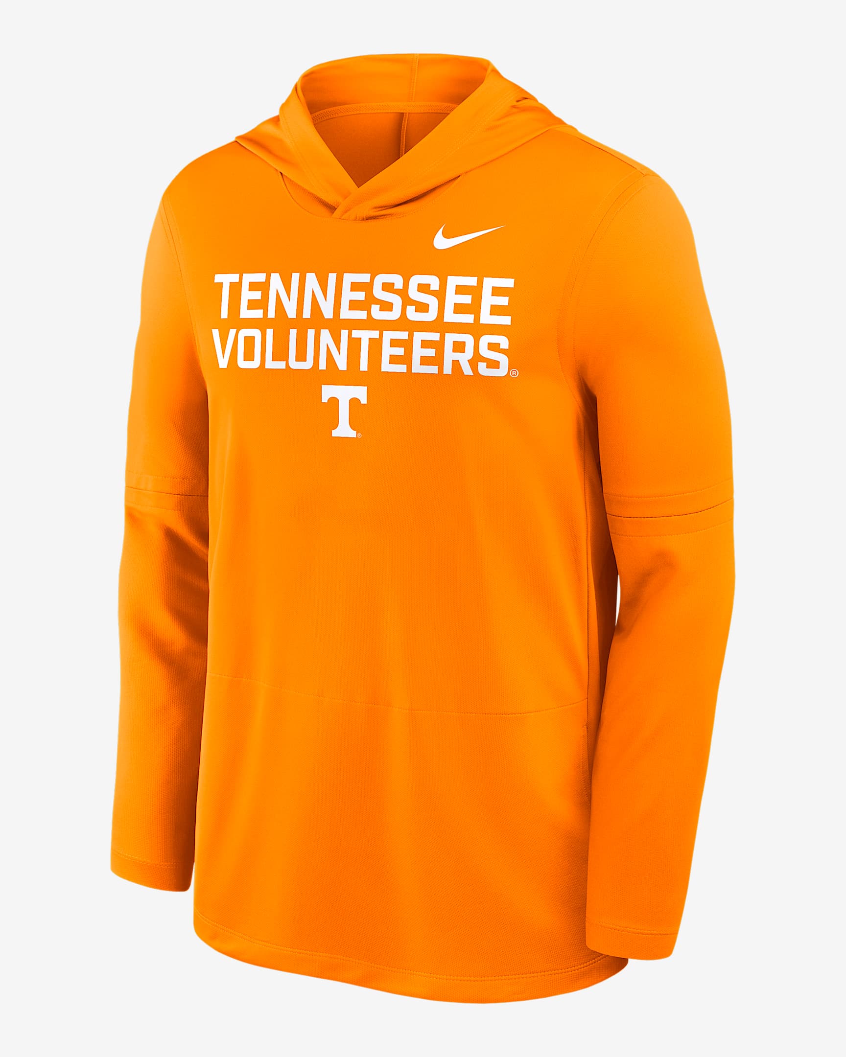 Playera de manga larga universitaria Nike Dri-FIT con gorro para hombre Tennessee Sideline - Naranja team