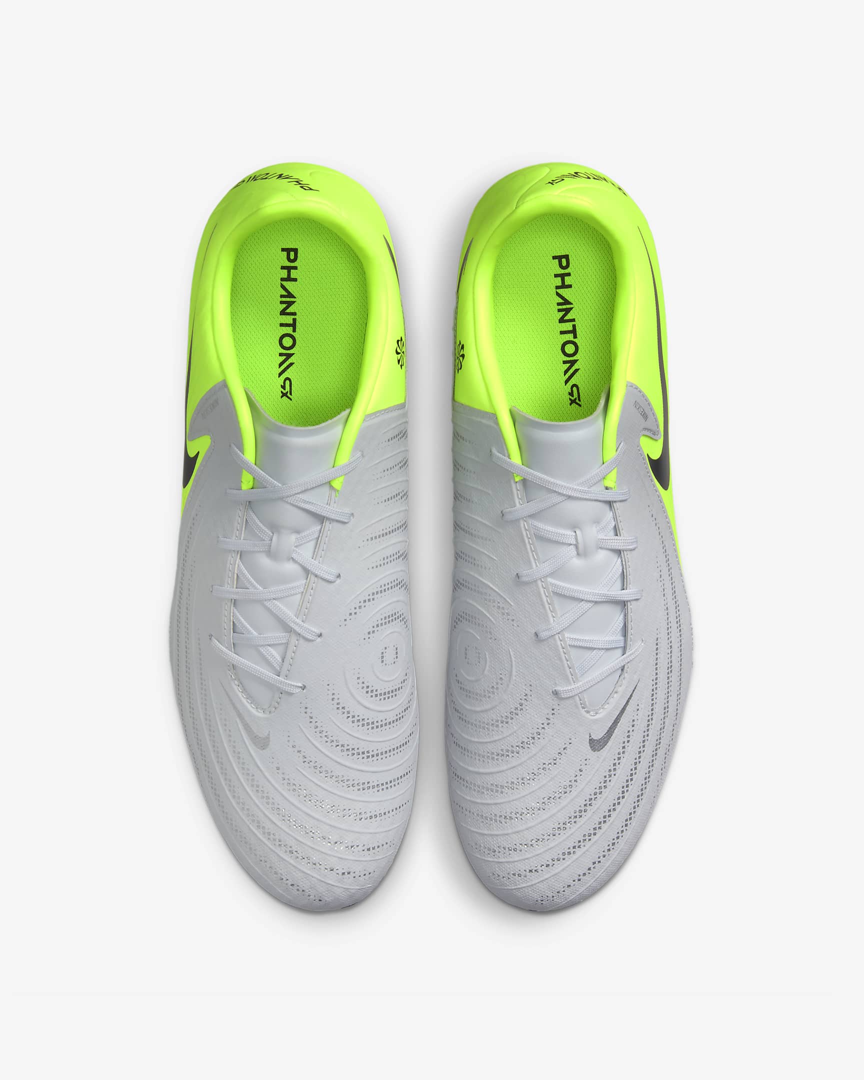 Nike Phantom GX 2 Academy SG Low-Top Football Boot - Metallic Silver/Volt/Black