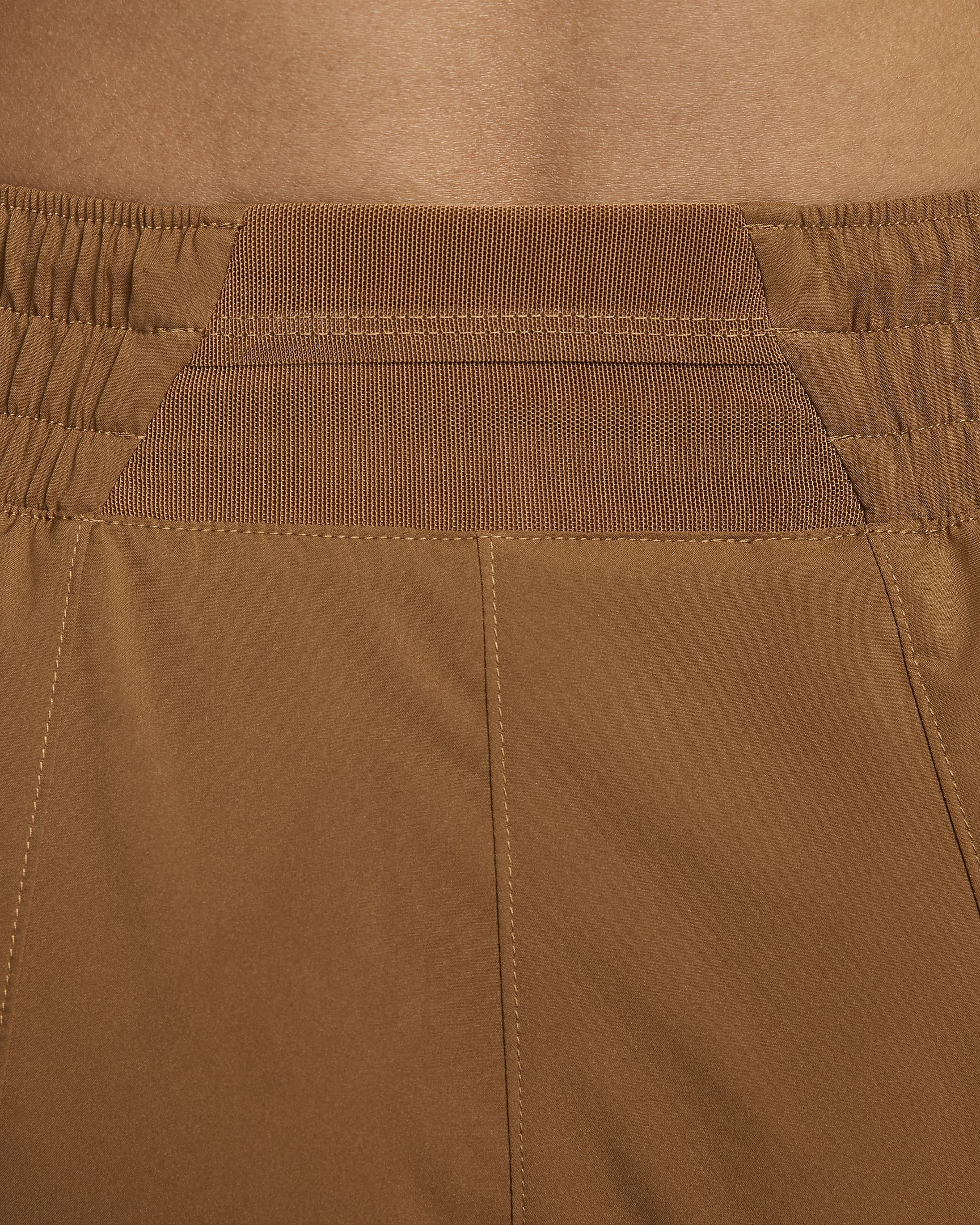 Nike Dri-FIT One Women's Mid-rise 8cm (approx.) Brief-Lined Shorts - Light British Tan