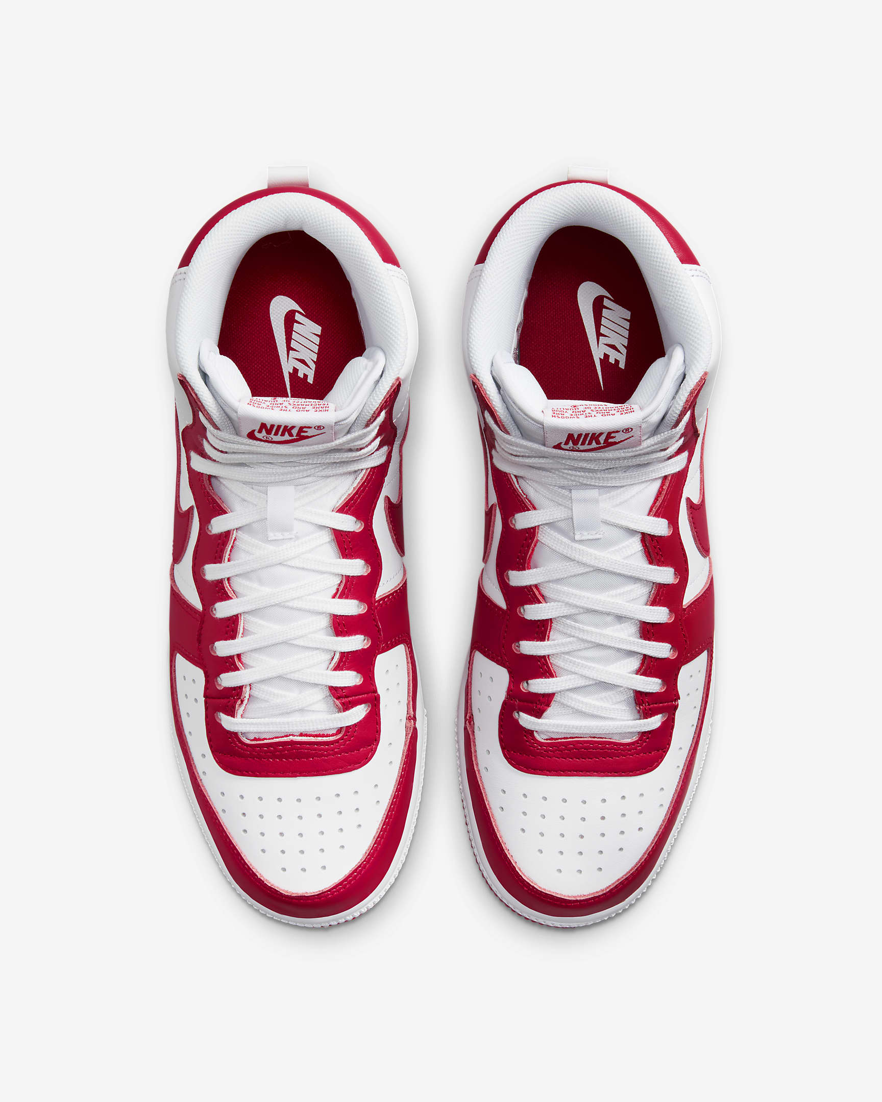 Tenis para hombre Nike Terminator High - Blanco/Rojo universitario