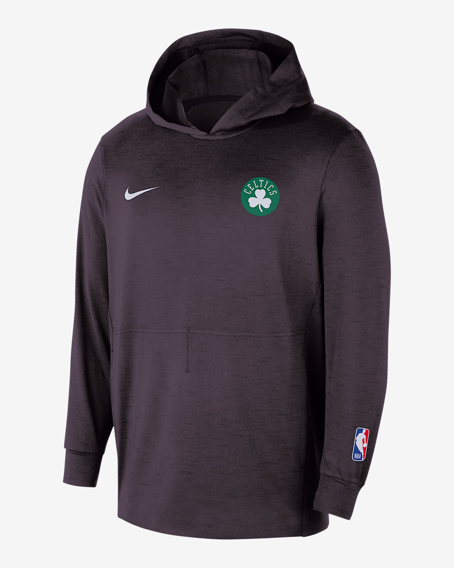 Boston Celtics Restore Men's Nike NBA Lightweight Pullover Hoodie - Black/Off Noir/Heather/White