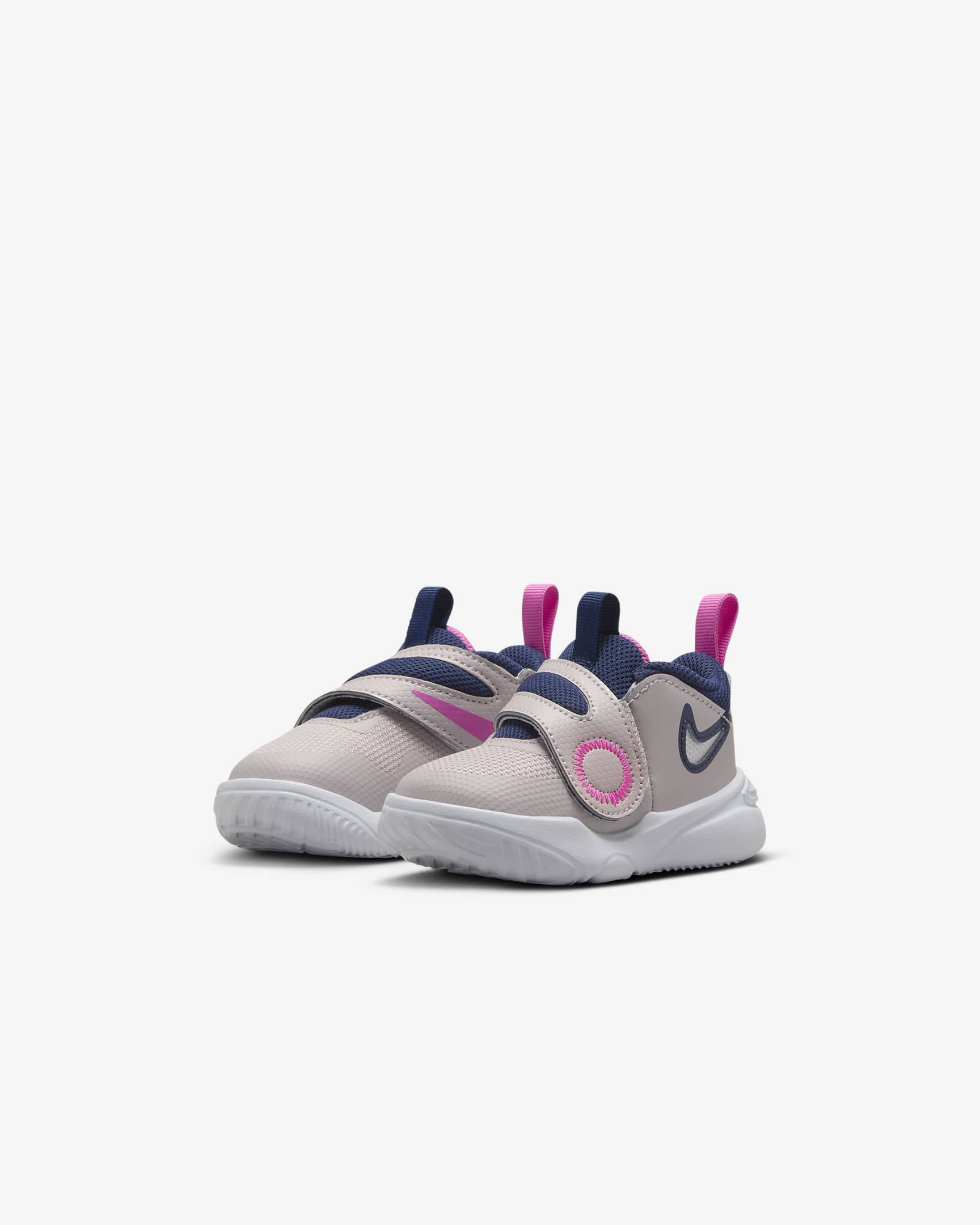 Nike Team Hustle D 11 嬰幼兒鞋款 - Platinum Violet/Playful Pink/Midnight Navy/白色