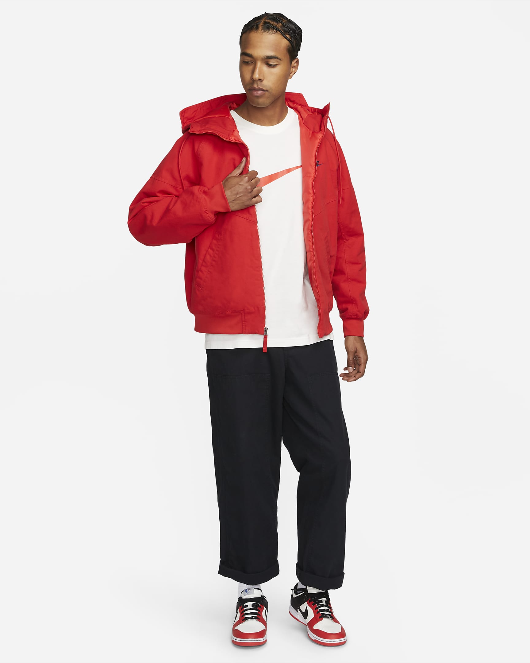 Nike Sportswear Windrunner Canvas Men's Insulated Hooded Jacket. Nike BG