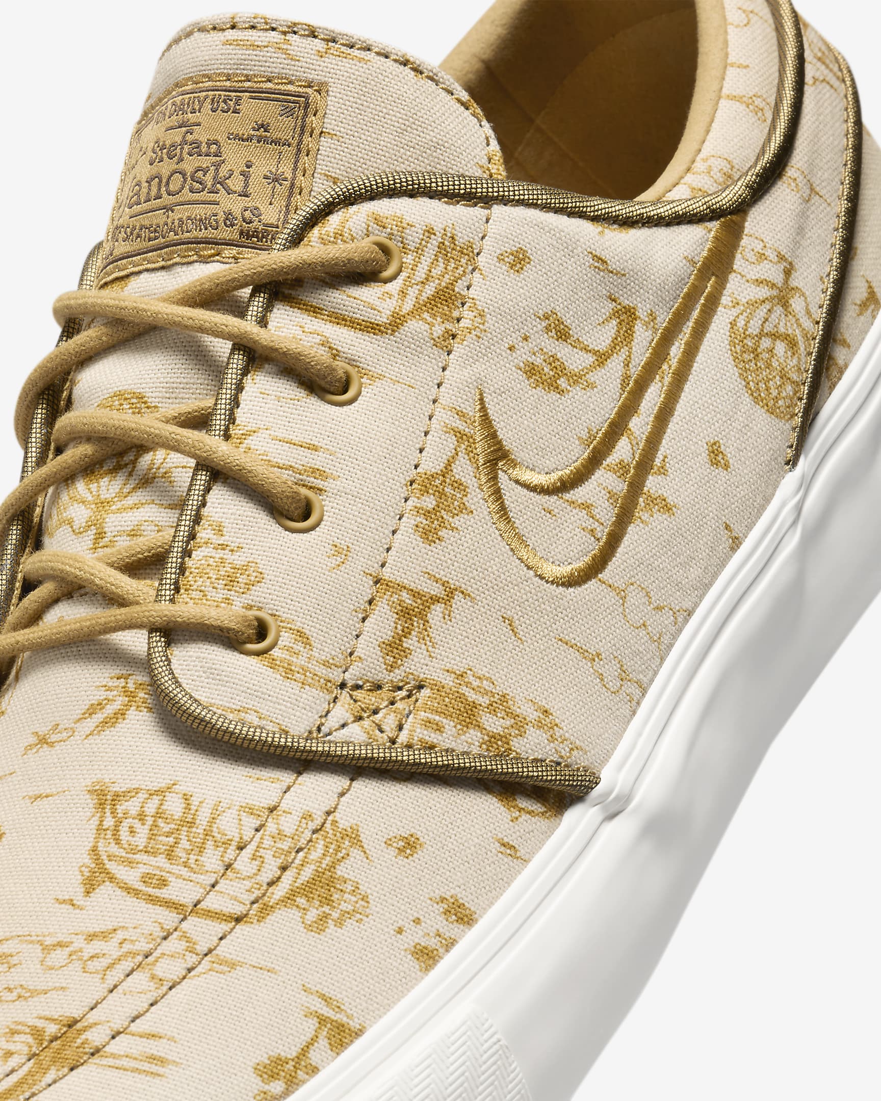 Skateboardsko Nike SB Zoom Janoski OG+ Premium - Sesame/Bronzine/Sail/Flat Gold