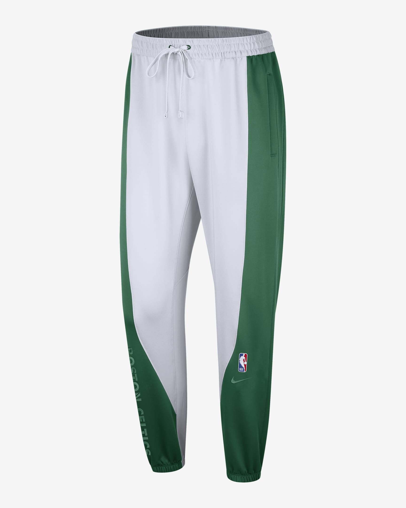 Pantalon Nike Dri-FIT NBA Boston Celtics Showtime pour homme - Clover/Blanc