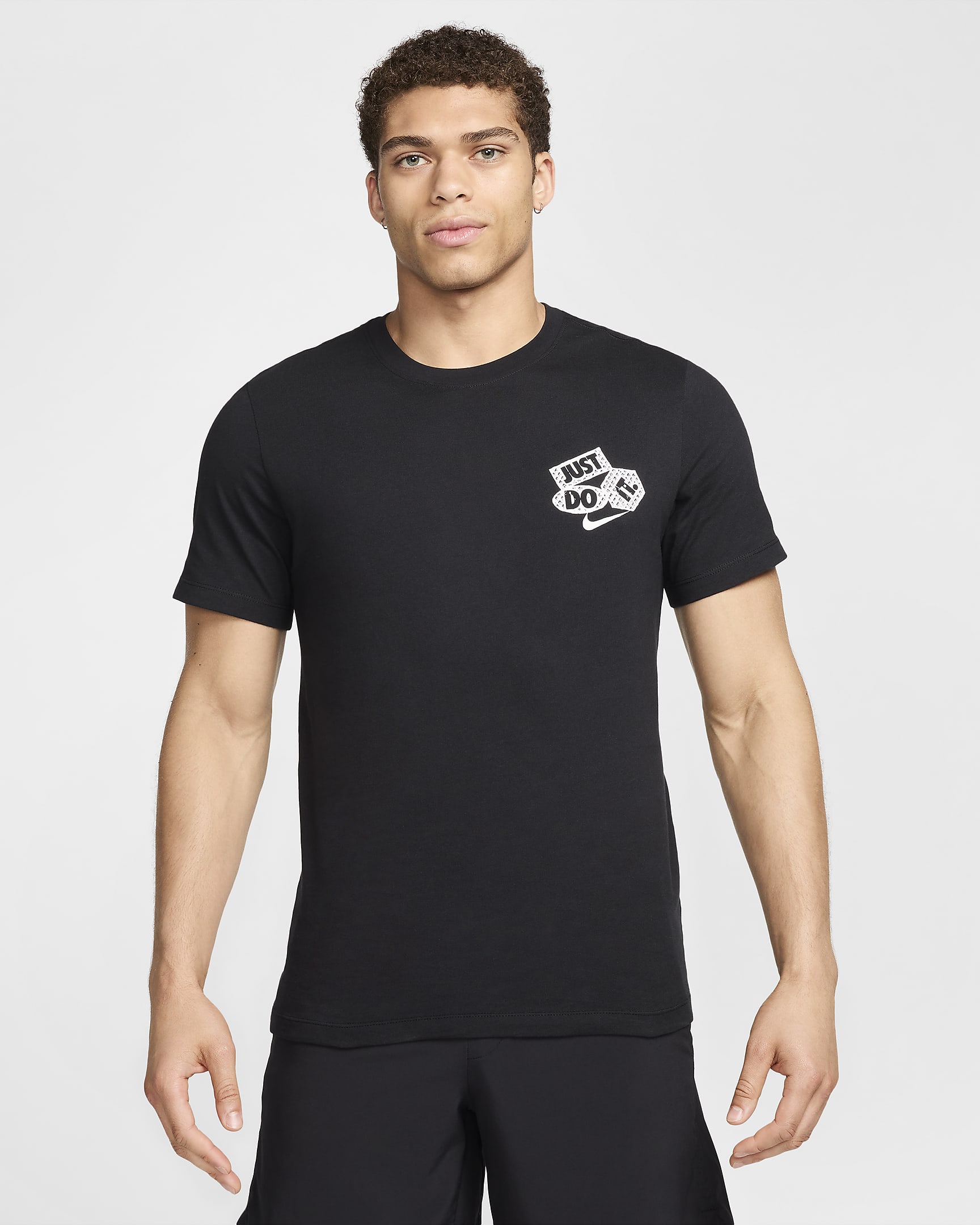 Nike Men's Fitness T-Shirt - Black