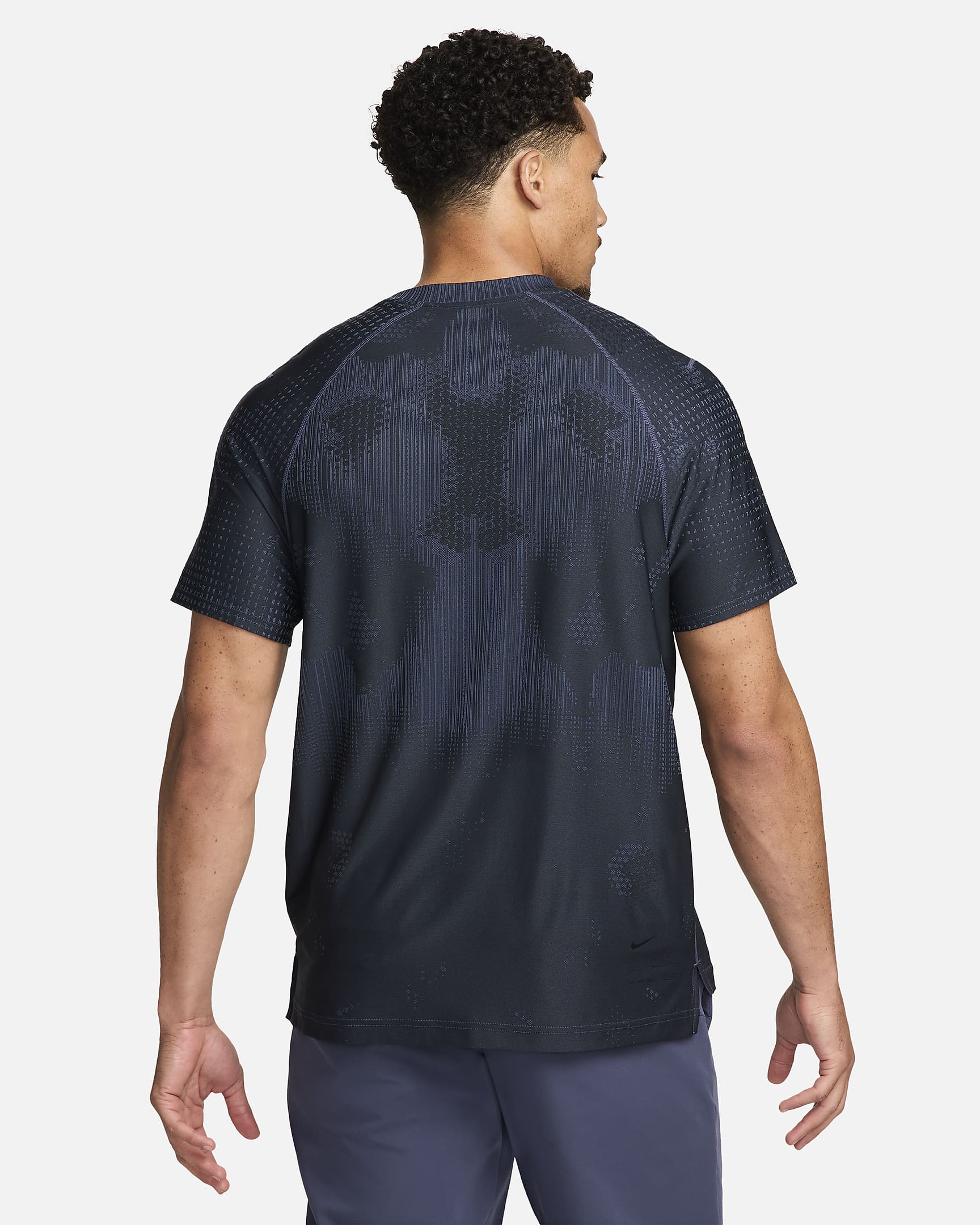 Nike A.P.S. Men's Dri-FIT ADV Short-Sleeve Versatile Top - Thunder Blue/Black/Black