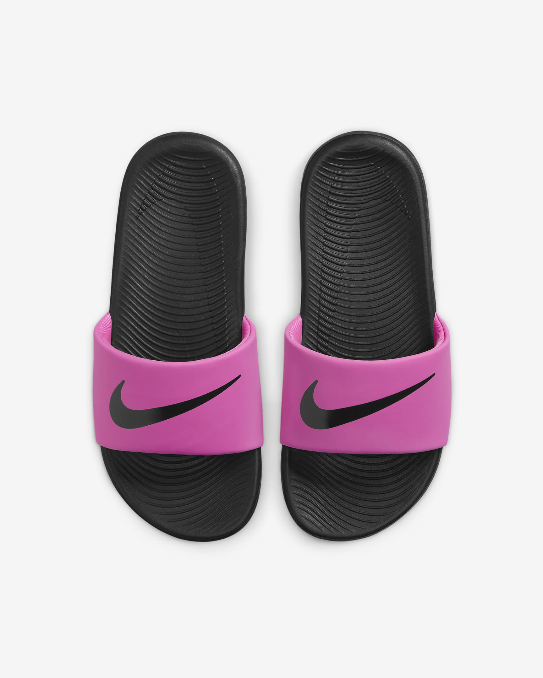 Nike Kawa Chanclas - Niño/a y niño/a pequeño/a - Laser Fuchsia/Blanco/Negro