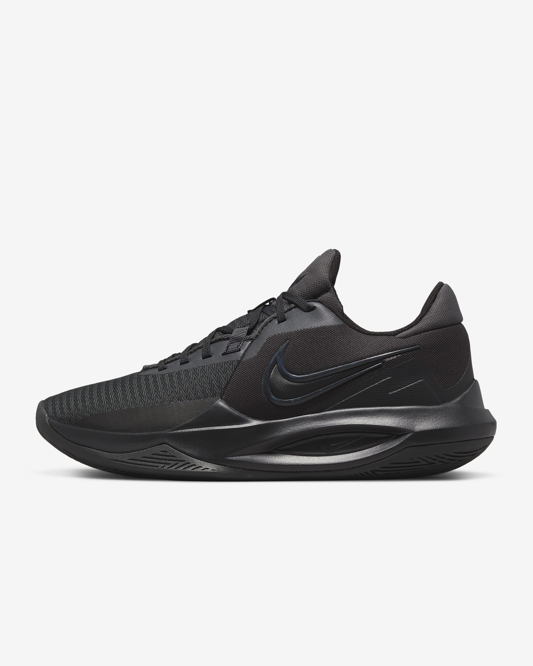 Nike Precision 6 Basketball Shoes - Black/Black/Anthracite