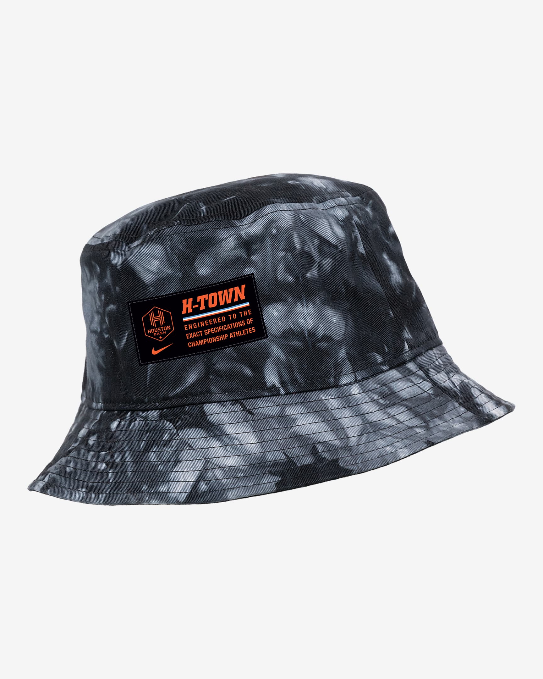 Houston Dash Nike NWSL Tie-Dye Bucket Hat - Black