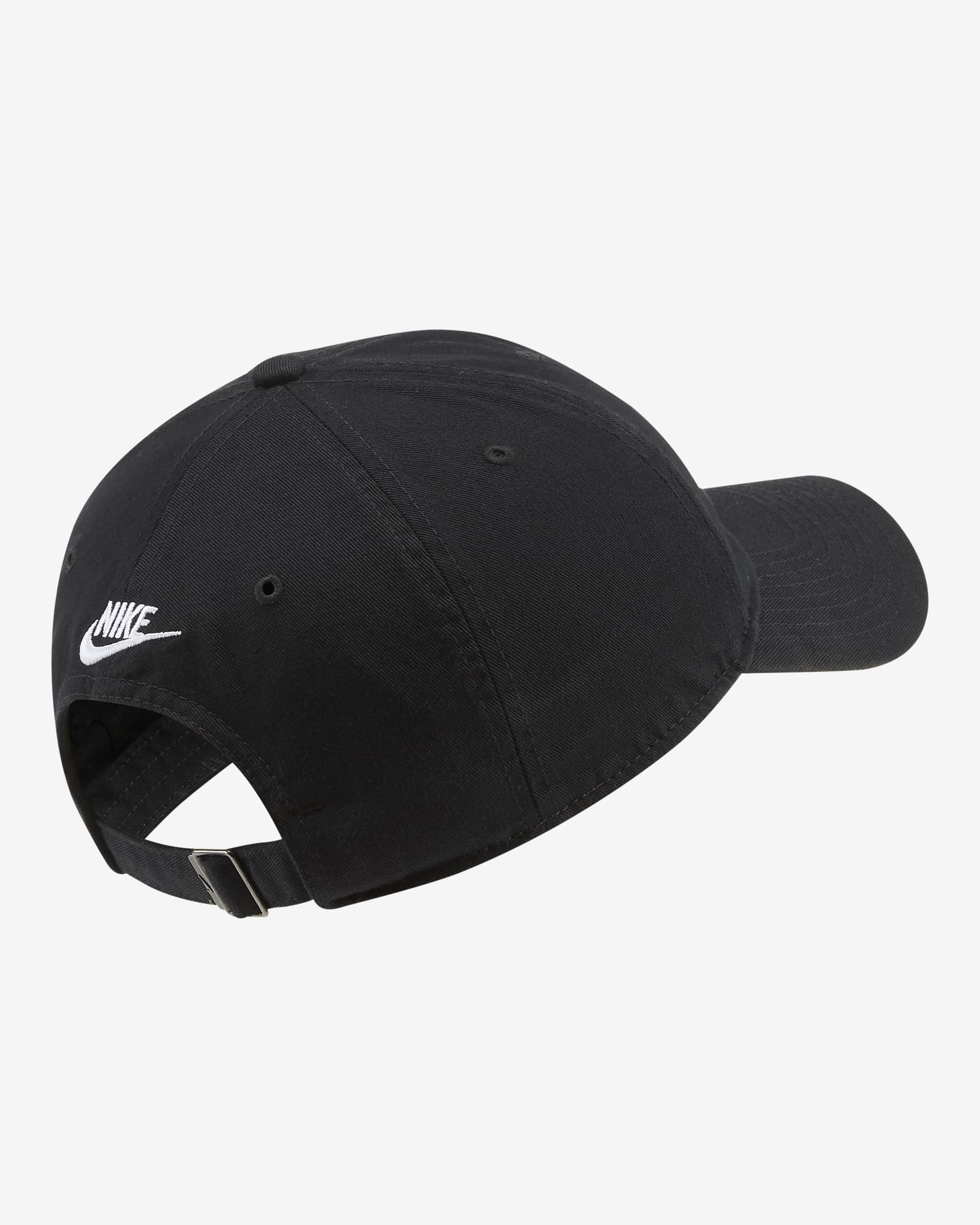 Nike Sportswear Heritage86 Adjustable Hat - Black/White