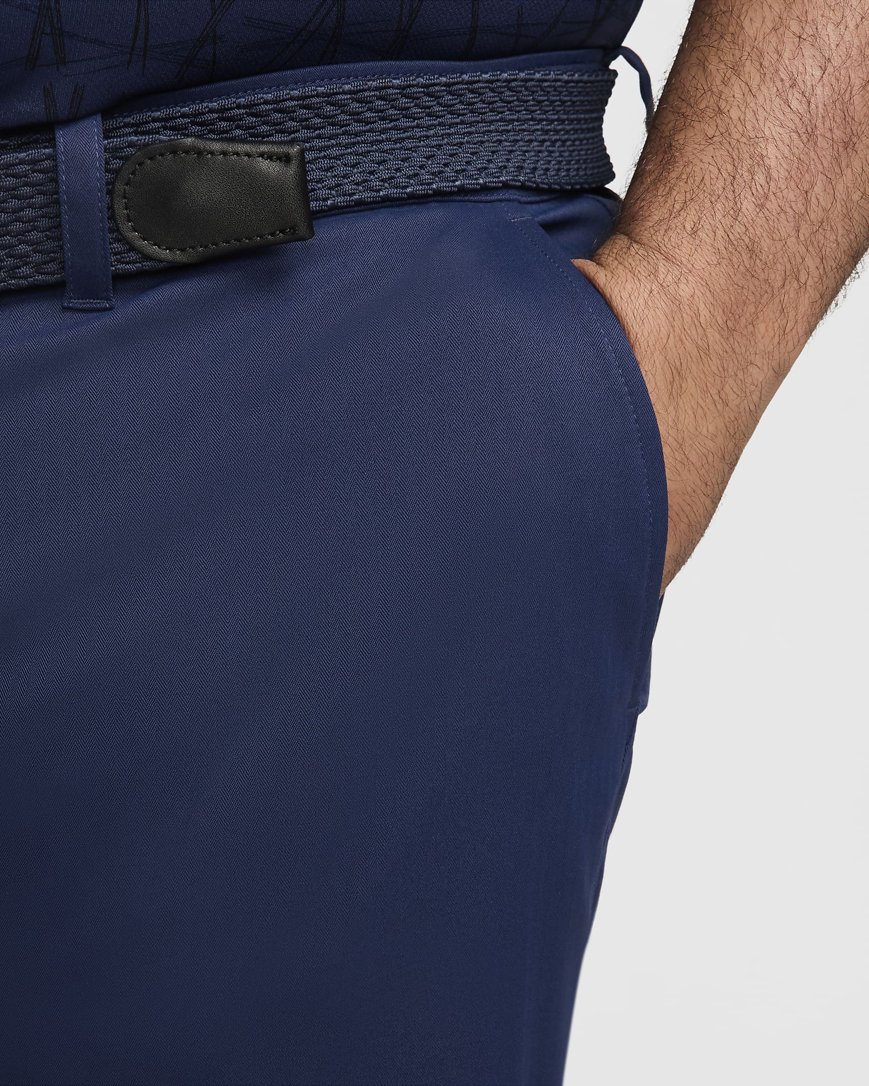 Nike Tour Repel Pantalón chino de golf de ajuste entallado - Hombre - Midnight Navy/Negro