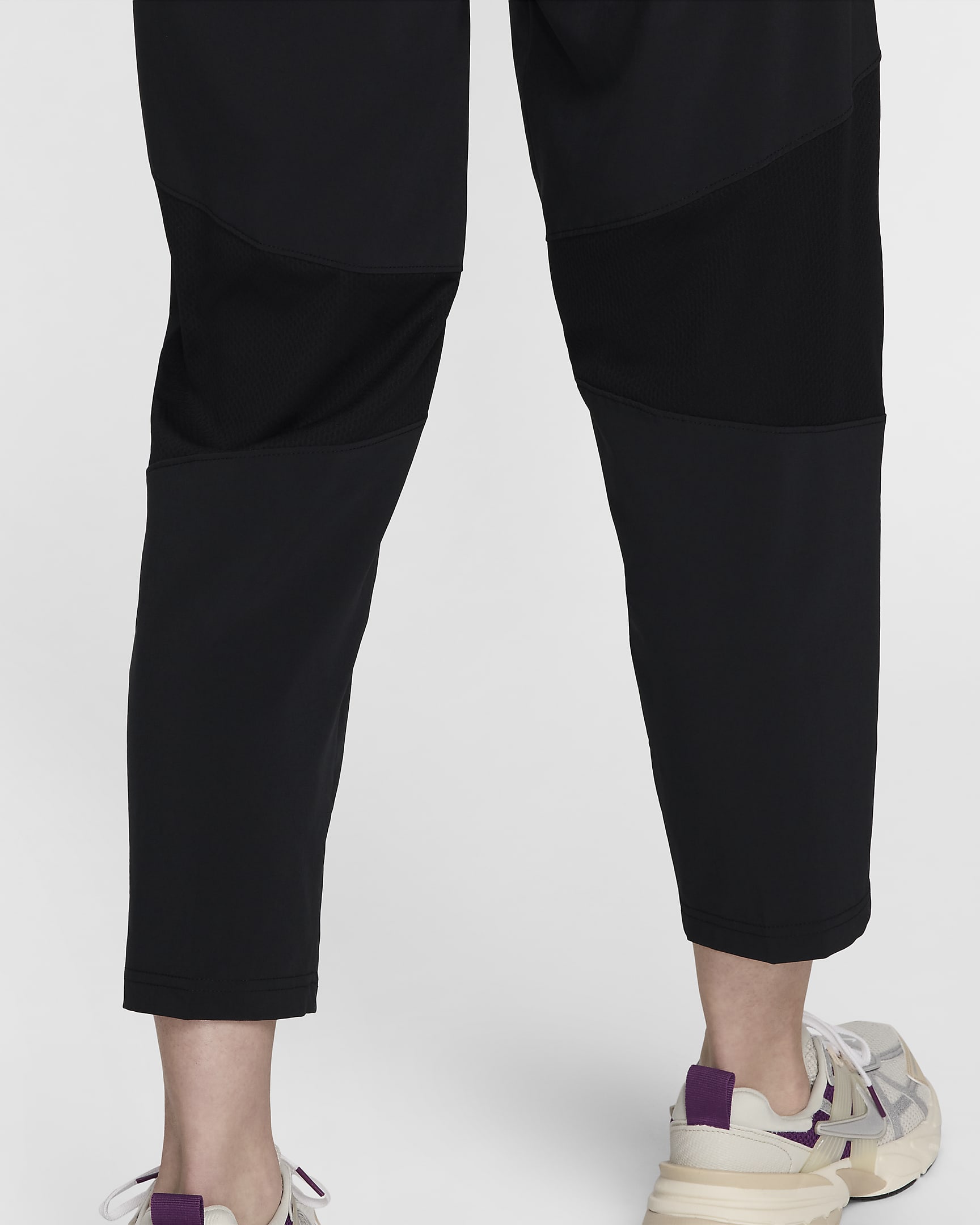 Nike Fast Women's Dri-FIT Mid-Rise 7/8 Running Trousers - Black/Concord