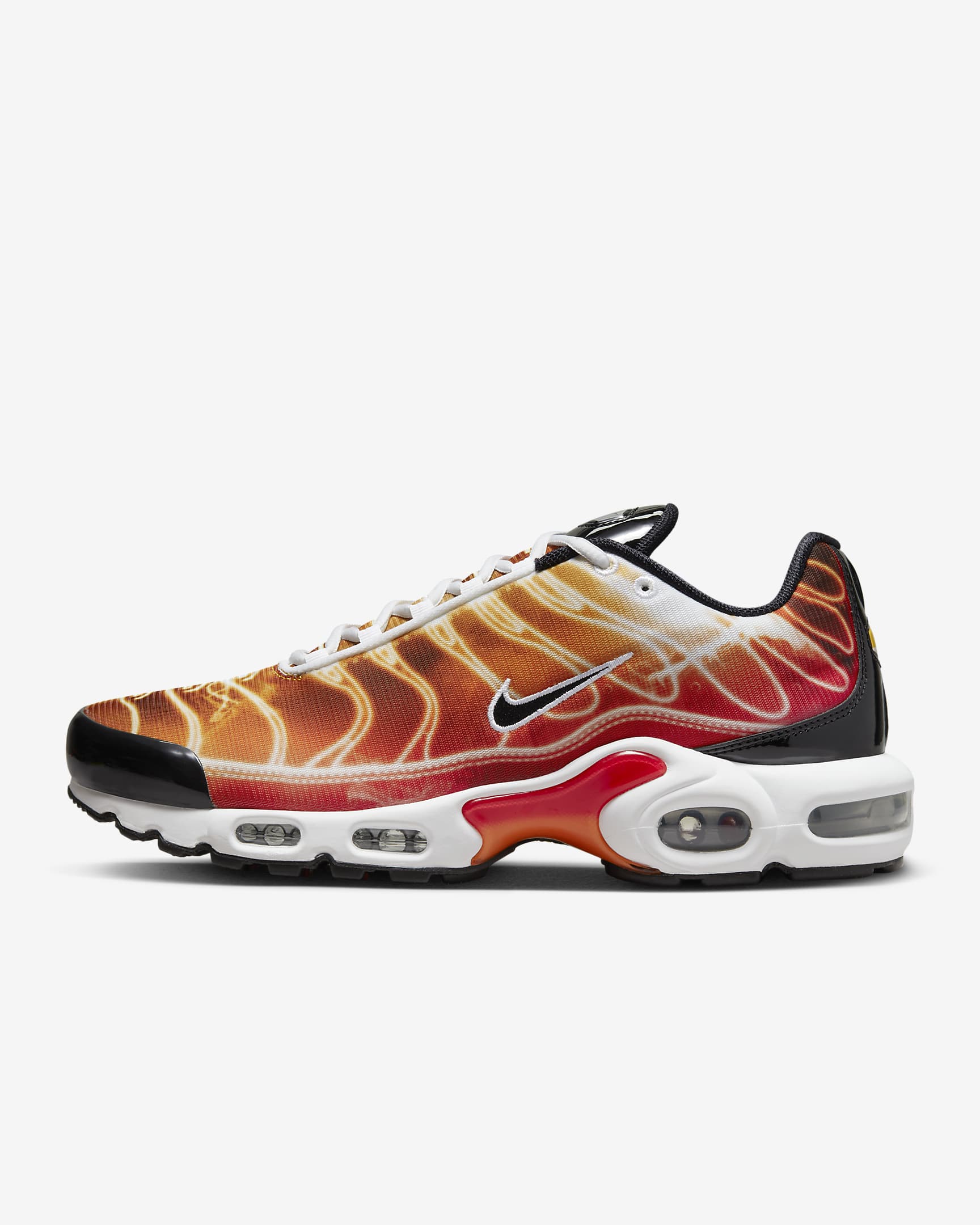 nike air max plus og steel spun yellow & white