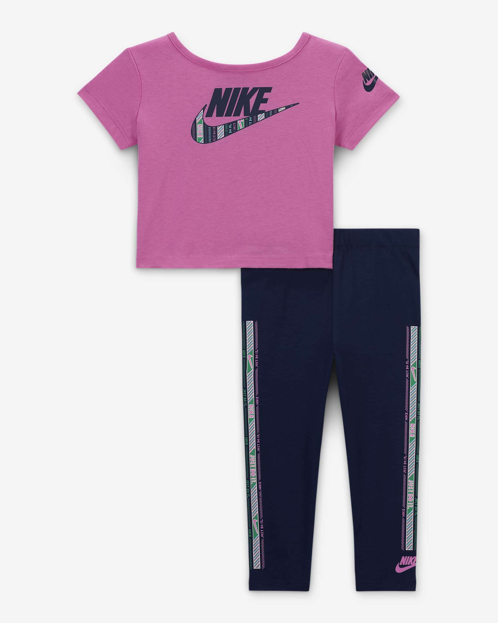 Nike Happy Camper Baby (12-24M) Leggings Set - Midnight Navy