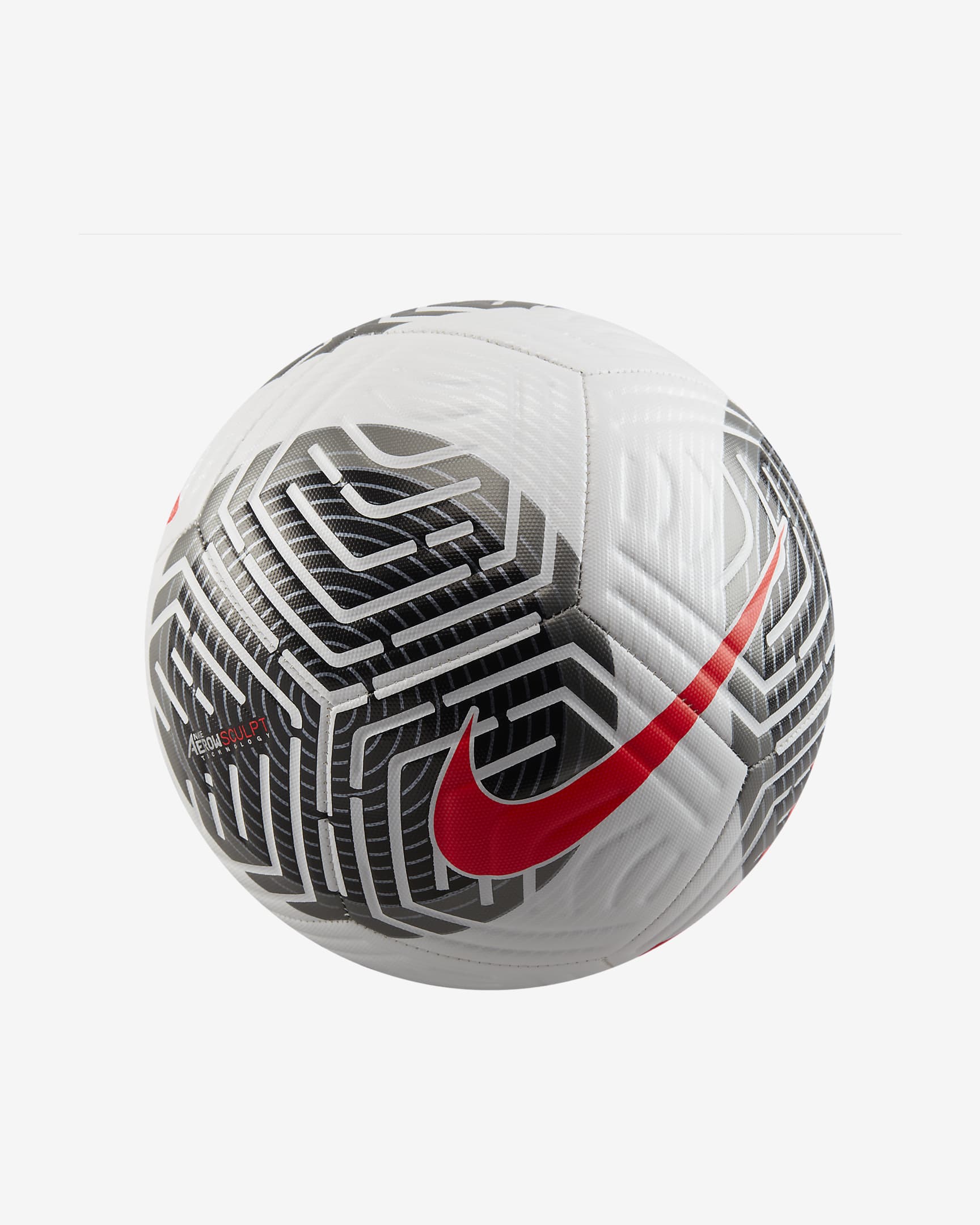 Nike Academy Balón de fútbol - Blanco/Negro/Carmesí brillante