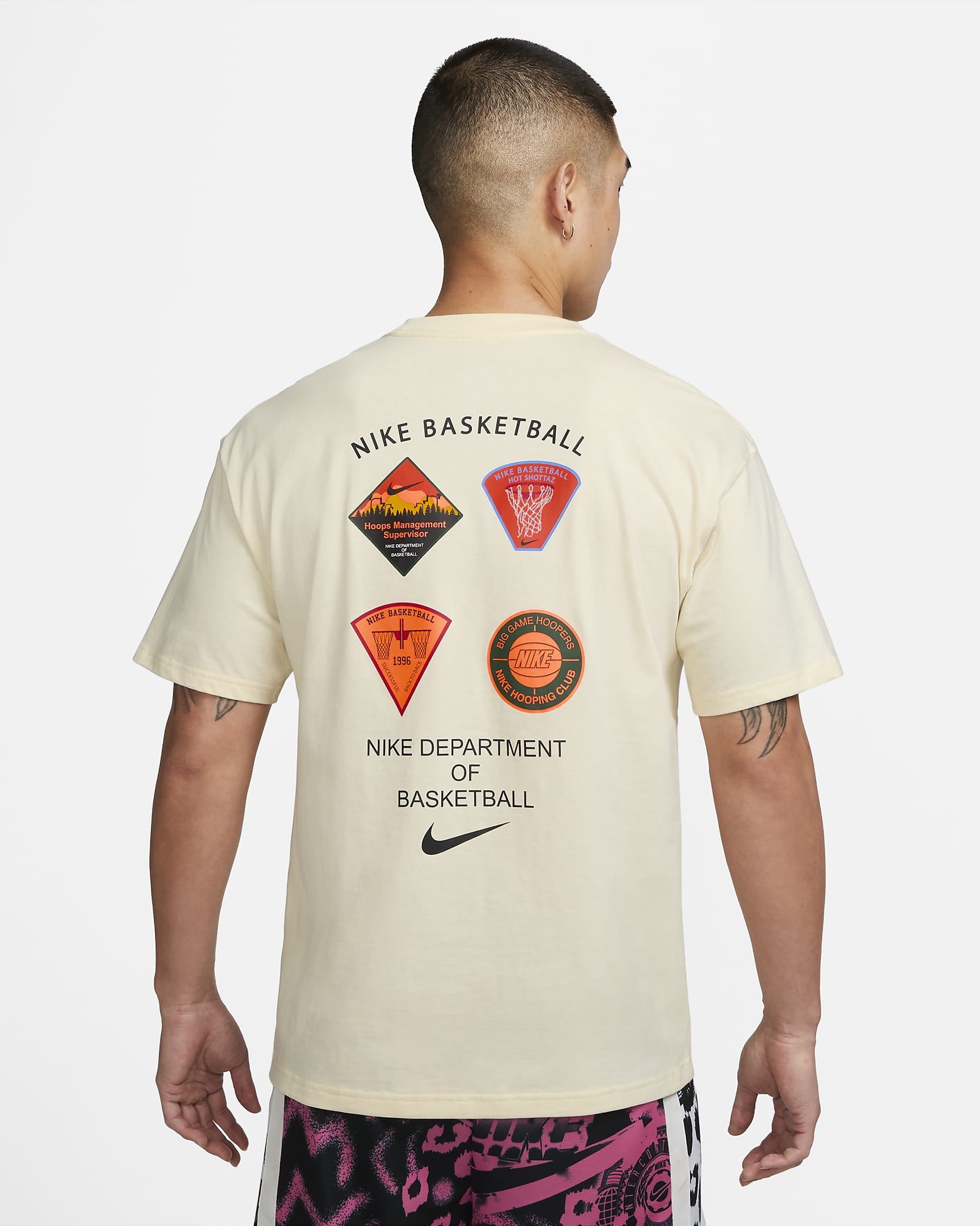 Nike Max90 Men's Basketball T-Shirt - Coconut Milk