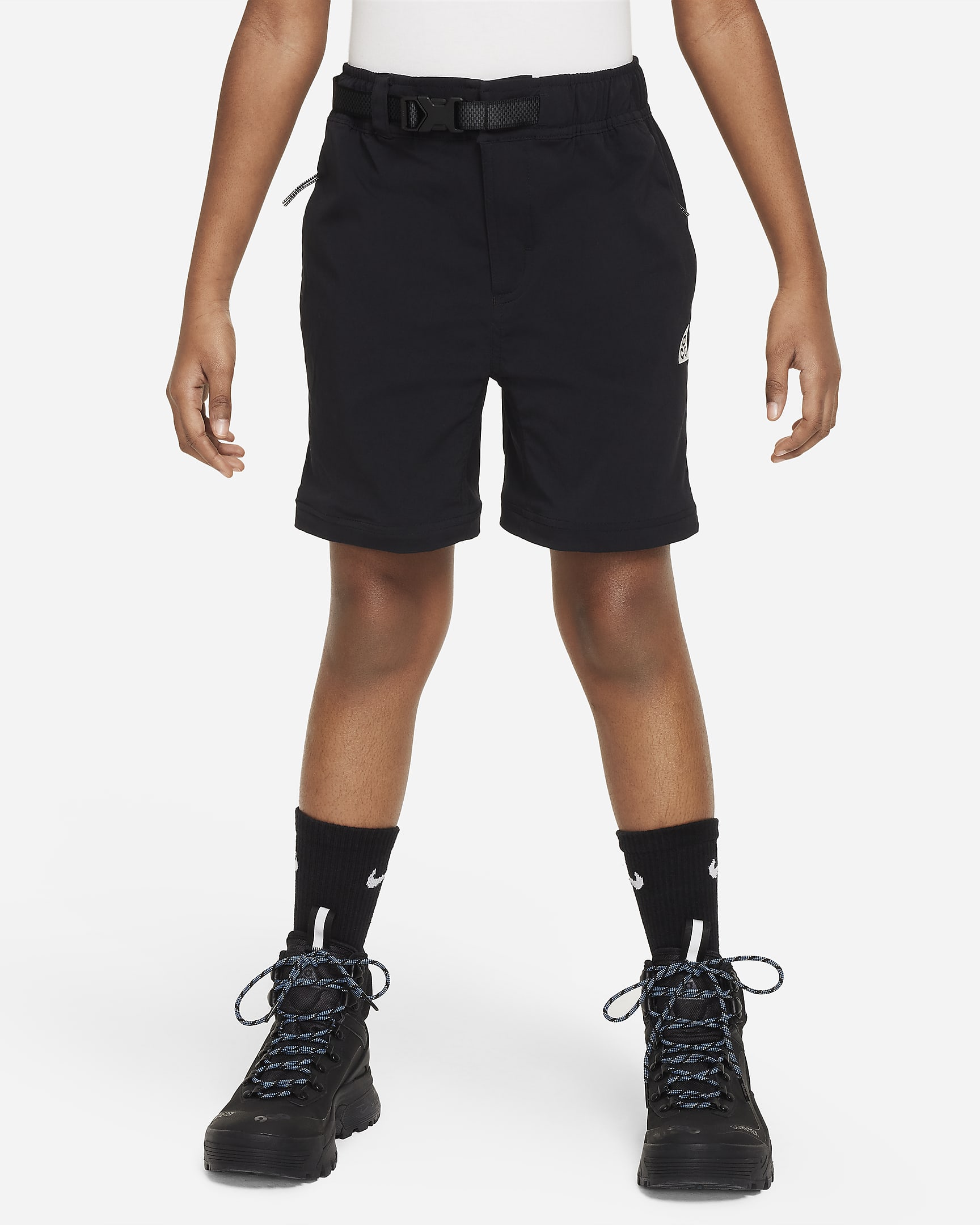 Nike ACG Repel Hike Older Kids' Convertible Trousers - Black/Dark Smoke Grey/Summit White