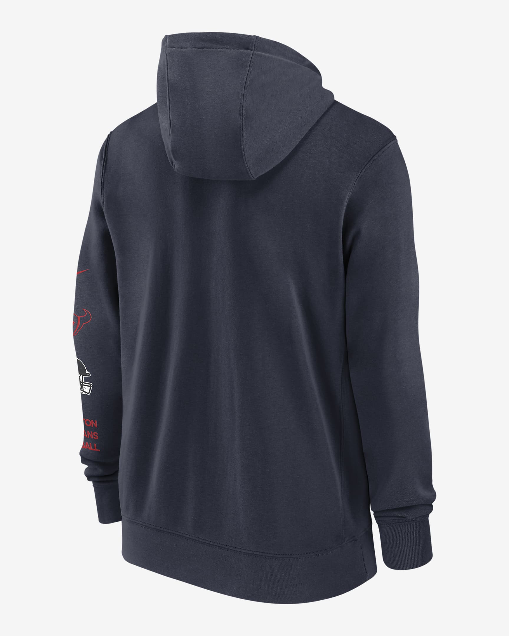 Houston Texans Club Men's Nike NFL FullZip Hoodie.