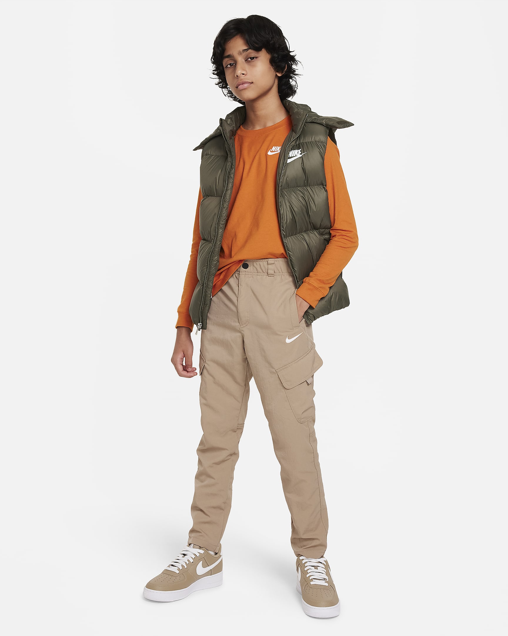 Nike Outdoor Play Older Kids' Woven Cargo Trousers. Nike IN