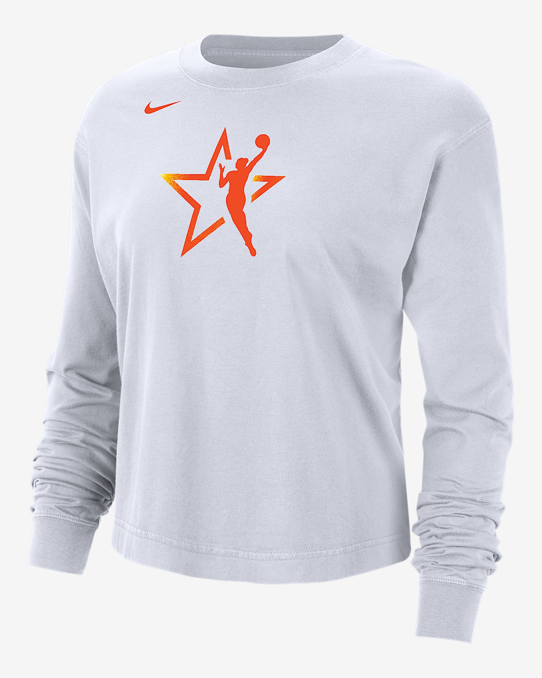 WNBA 2025 All-Star Weekend Women's Nike Boxy Long-Sleeve T-Shirt - White