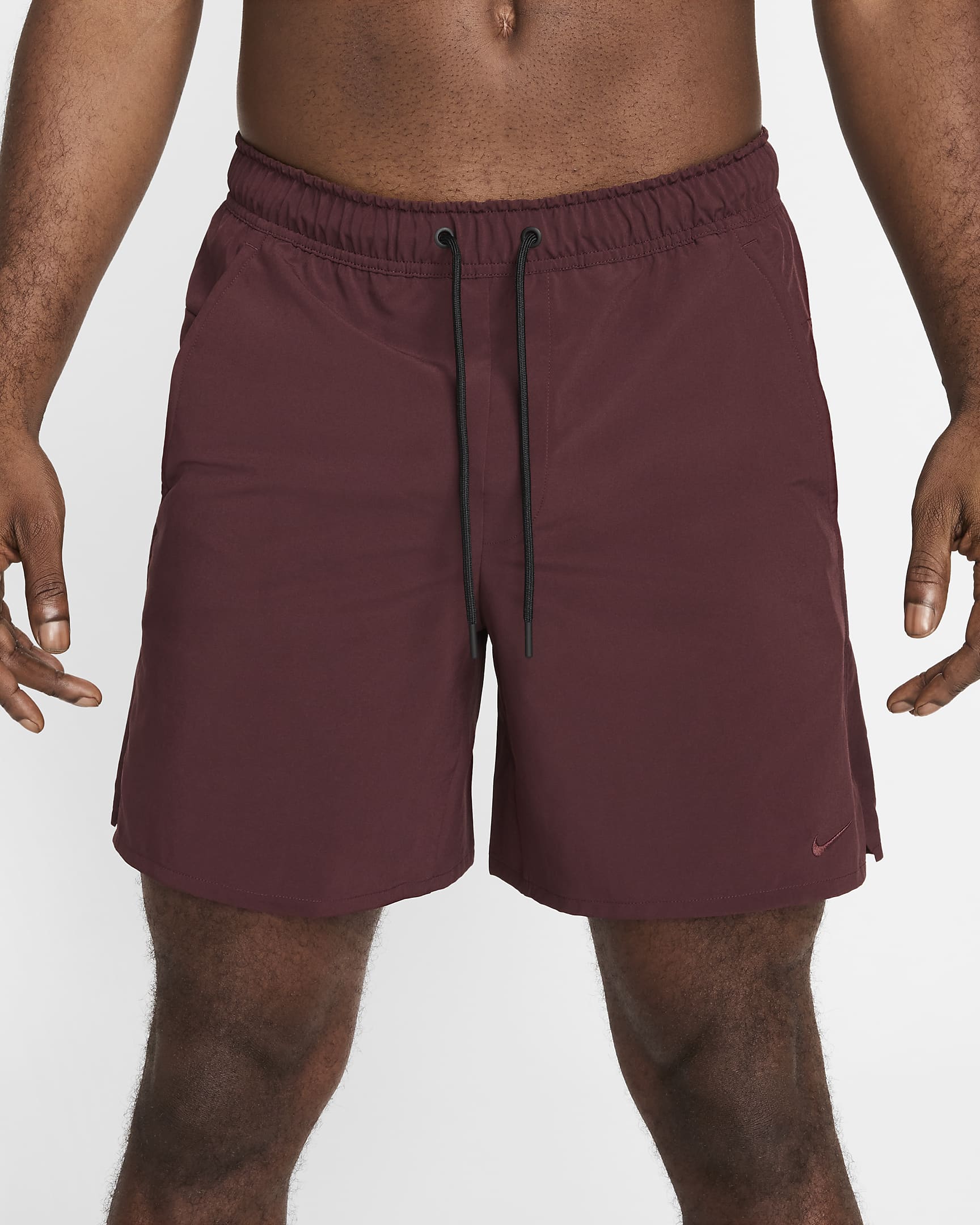 Nike Unlimited Men's Dri-FIT 18cm (approx.) Unlined Versatile Shorts - Burgundy Crush/Black/Burgundy Crush