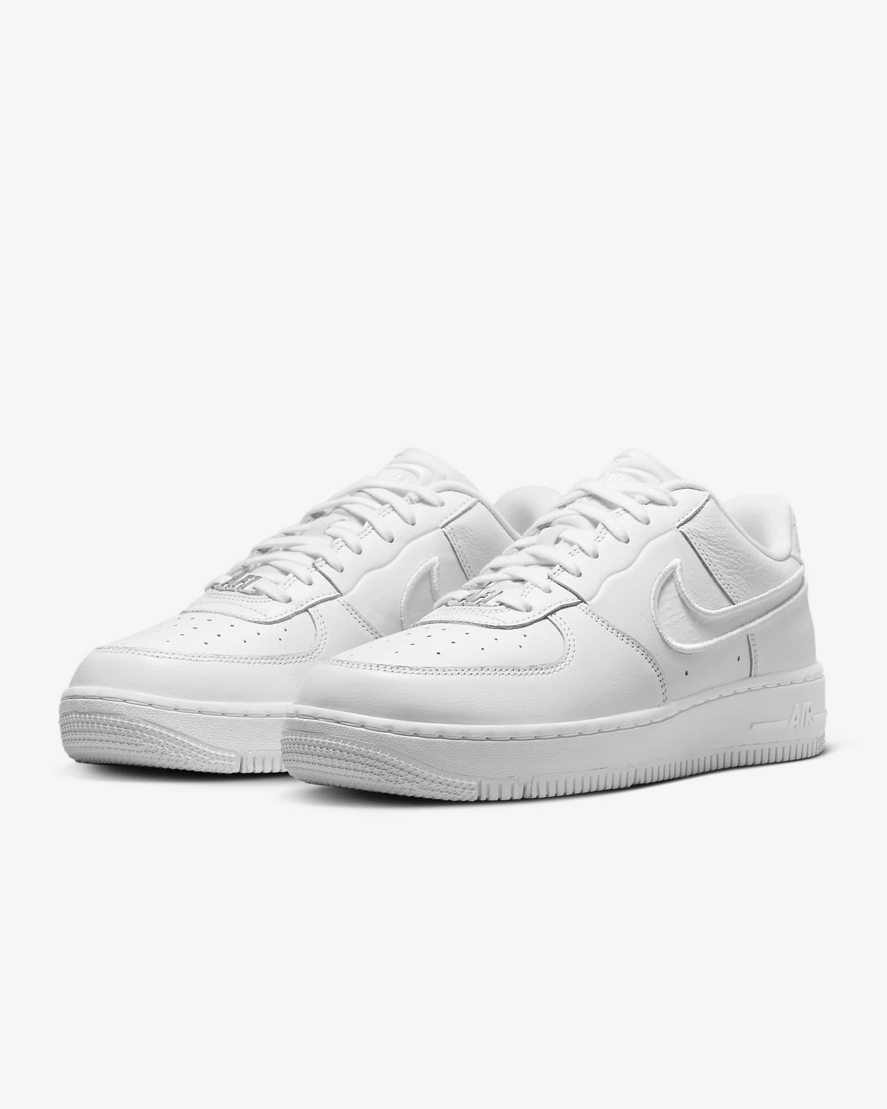 รองเท้าผู้หญิง Nike Air Force 1 Dance - ขาว/ขาว/Metallic Silver/ขาว