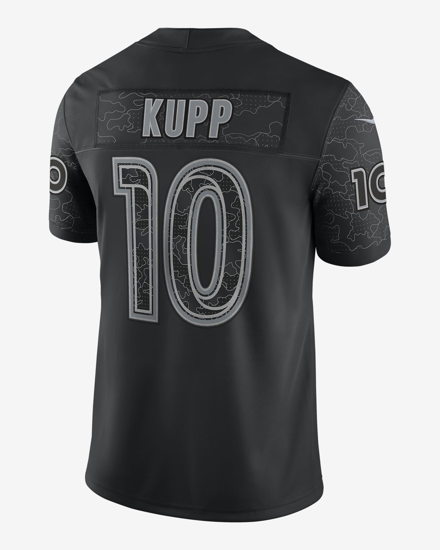 NFL Los Angeles Rams RFLCTV (Cooper Kupp) Men's Fashion Football Jersey - Black