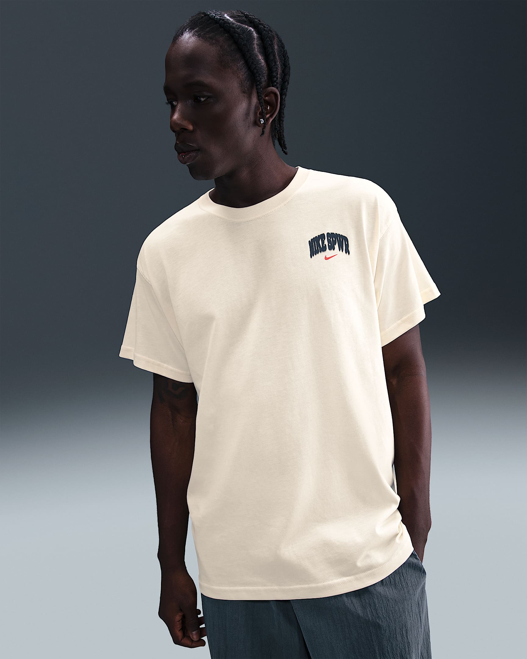 T-shirt con grafica Nike Sportswear – Uomo - Coconut Milk