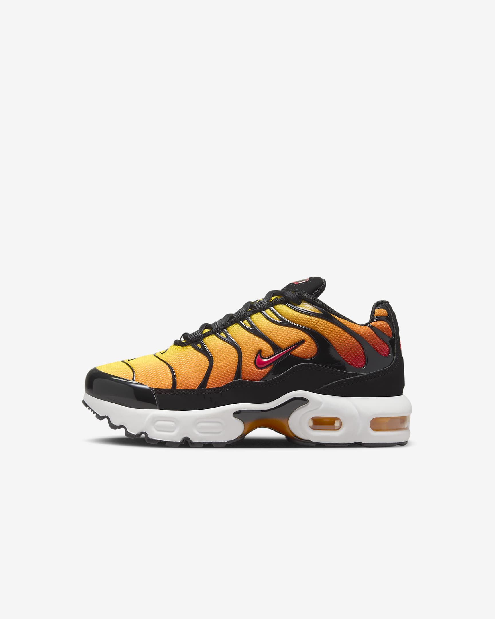 Nike Air Max Plus Little Kids' Shoes - Black/Bright Ceramic/Resin/Pimento