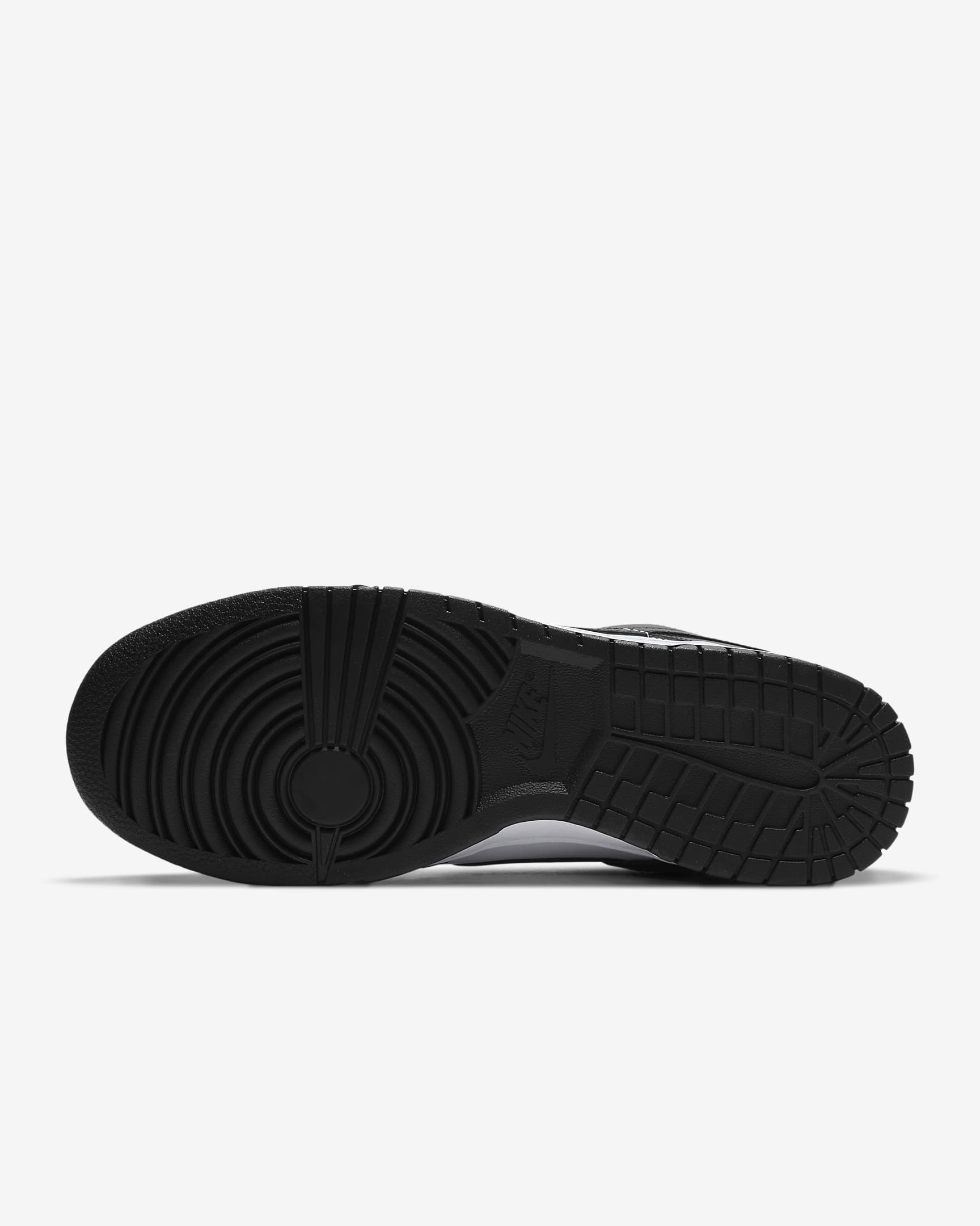 Nike Dunk Low Retro Men's Shoe - White/White/Black