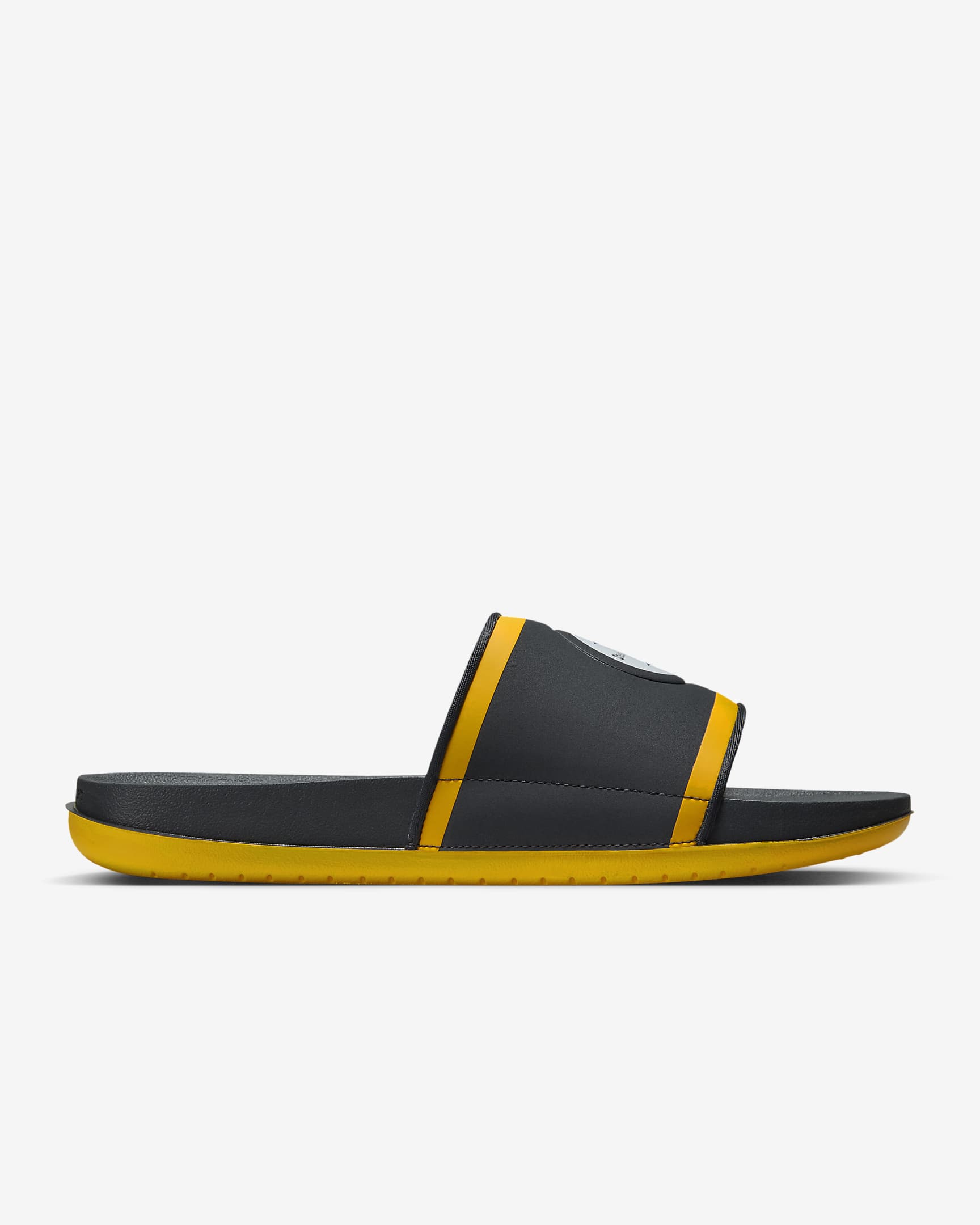 steelers nike slides