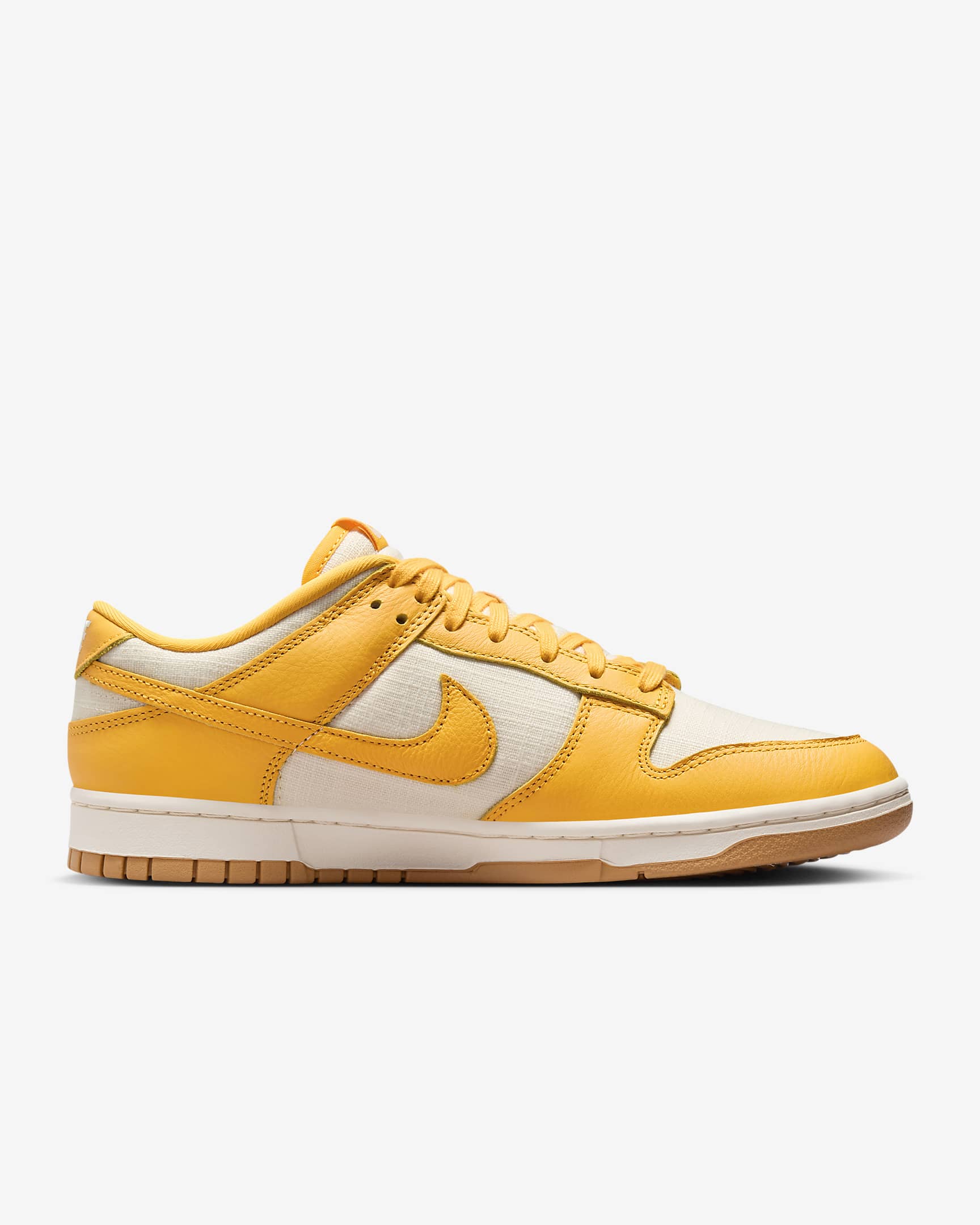 Nike Dunk Low Retro Premium Men's Shoes - University Gold/Coconut Milk/Gum Light Brown/University Gold