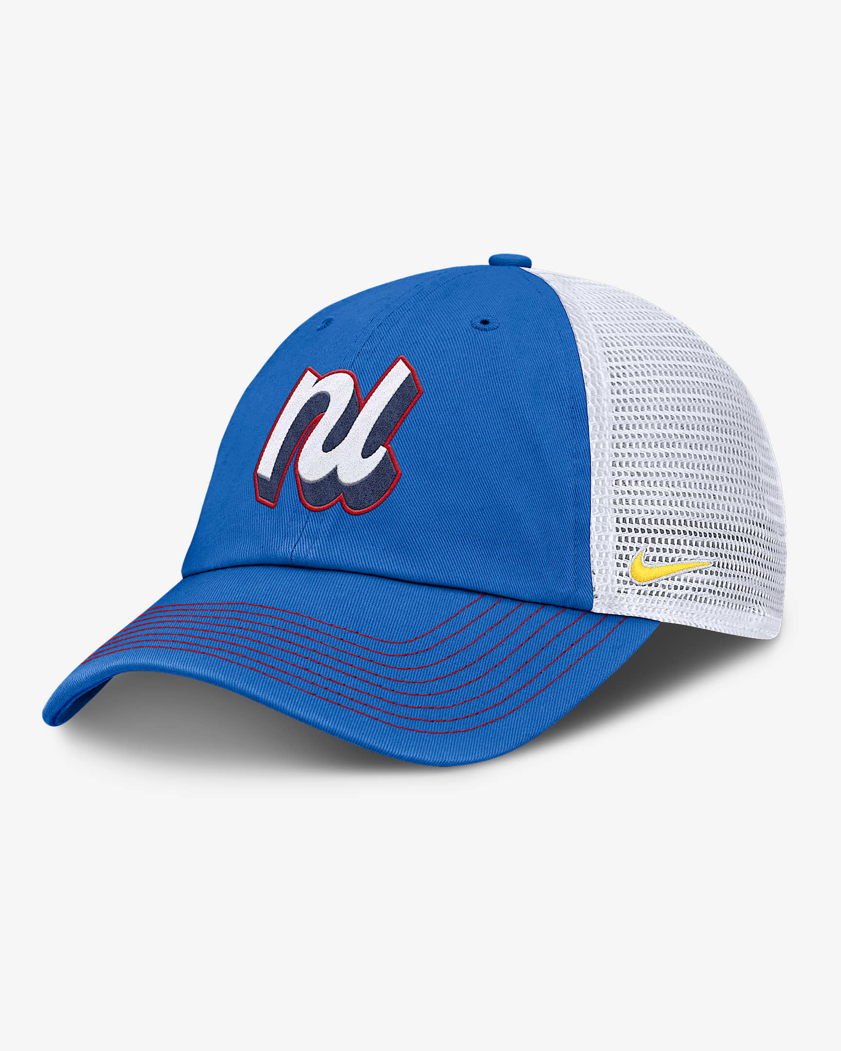 Gorra de rejilla Nike de la MLB ajustable para hombre National League 2025 All-Star Game Club - Azul