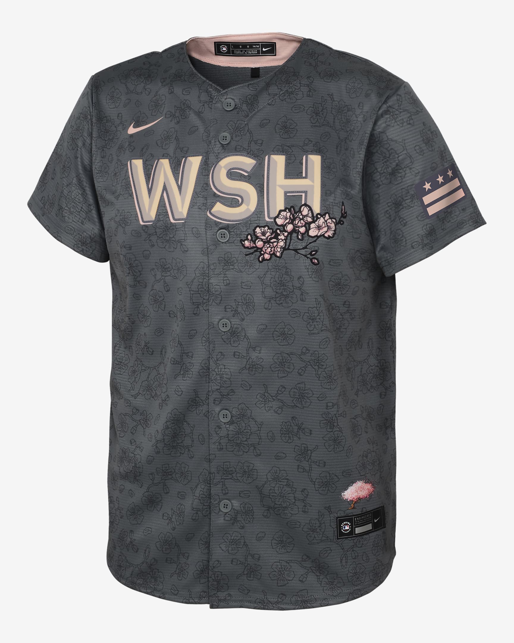 Washington Nationals City Connect Big Kids Nike MLB Replica Jersey   Washington Nationals City Connect Big Kids Replica Jersey P31x9D 