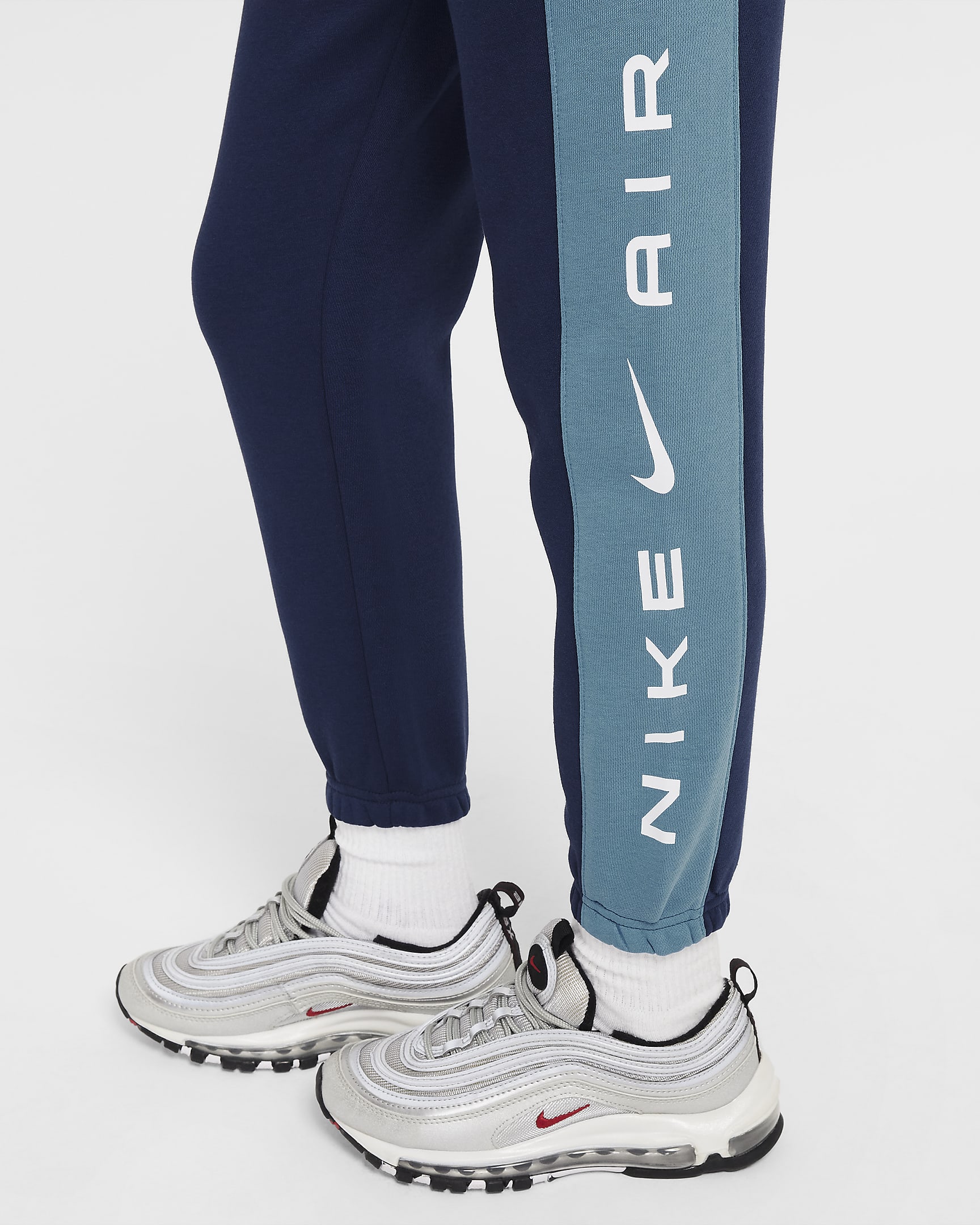 Pantalon Nike Air pour ado - Midnight Navy/Aegean Storm/Blanc/Blanc